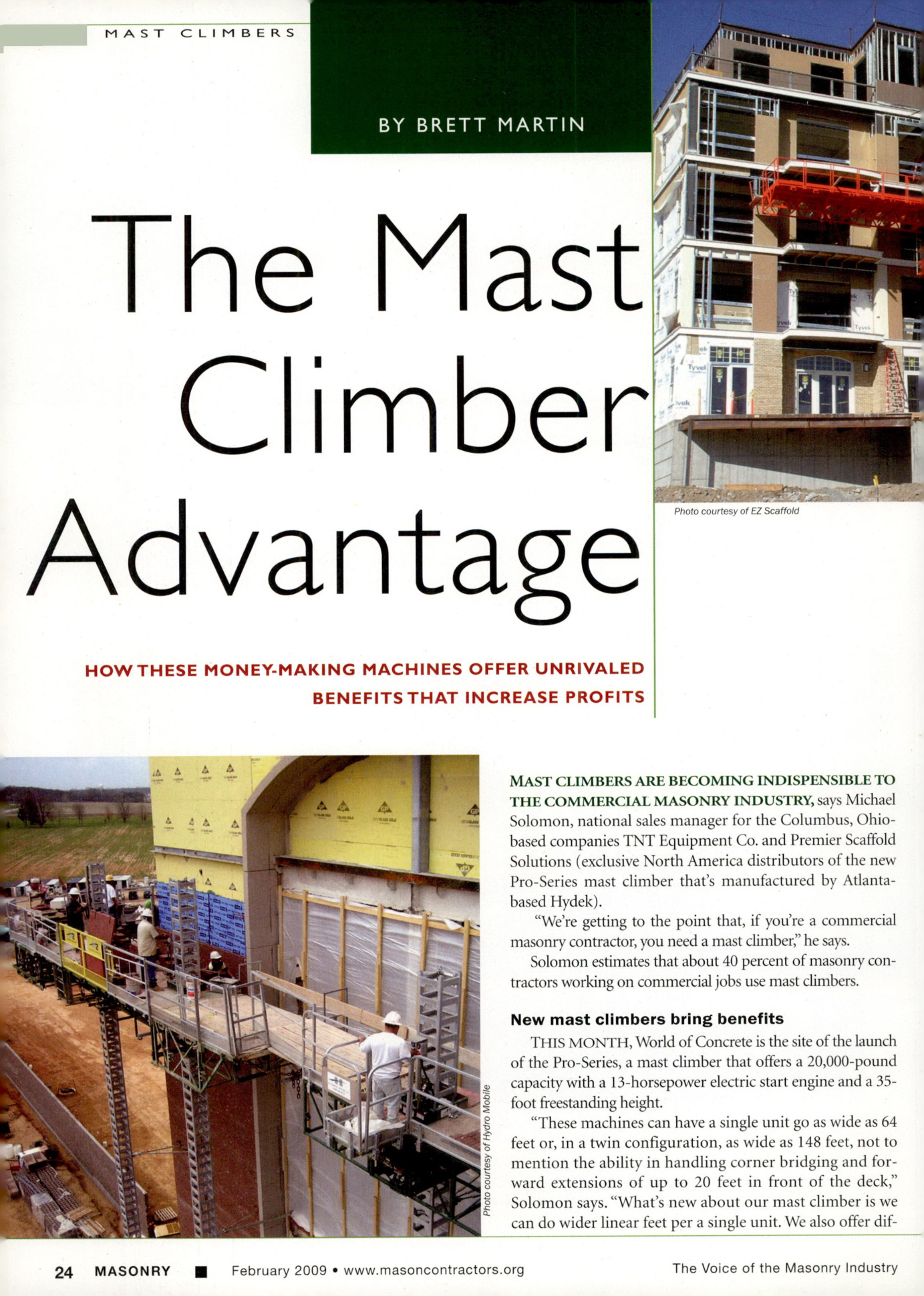 Masonry Magazine February 2009 Page. 26