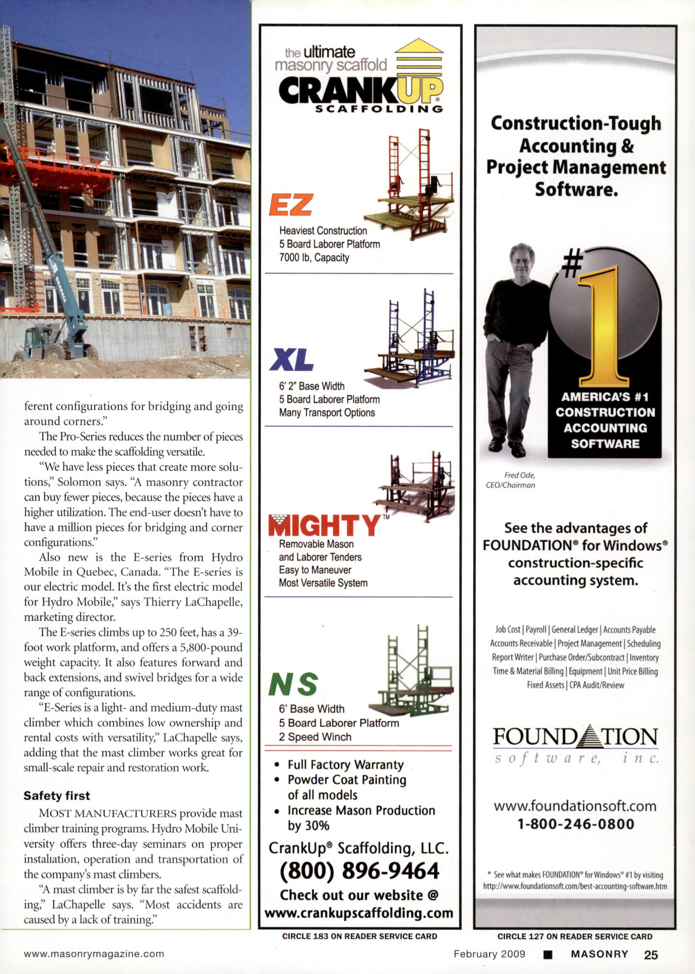 Masonry Magazine February 2009 Page. 27