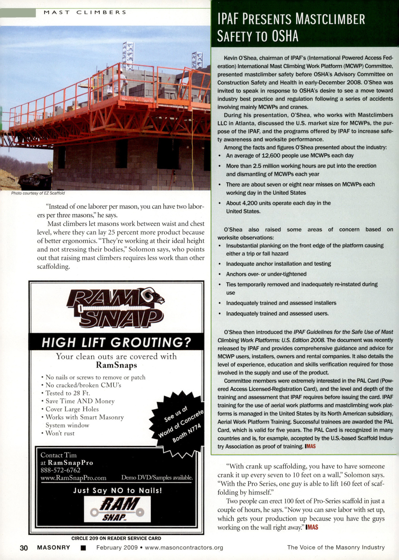 Masonry Magazine February 2009 Page. 32