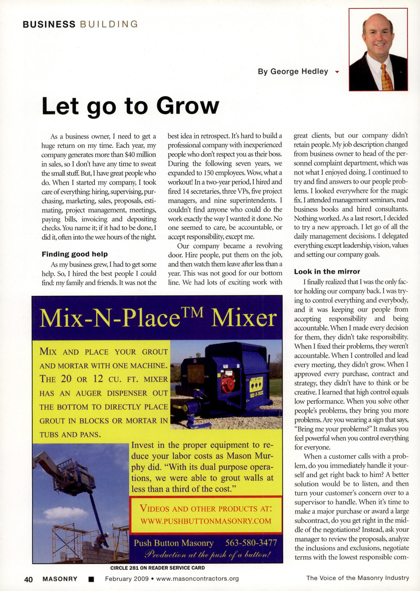 Masonry Magazine February 2009 Page. 42