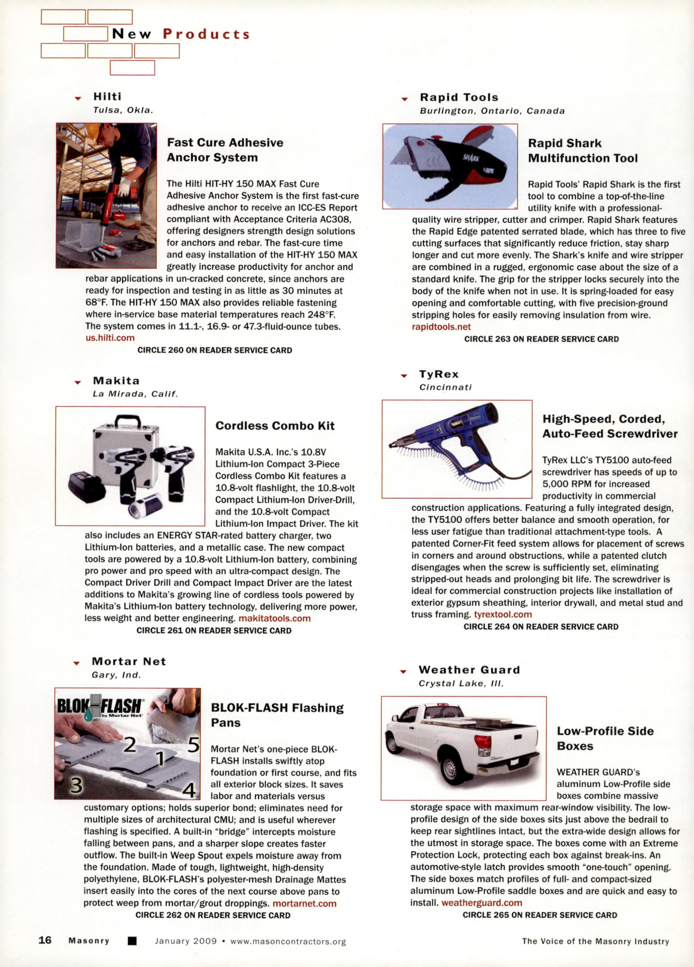 Masonry Magazine January 2009 Page. 18