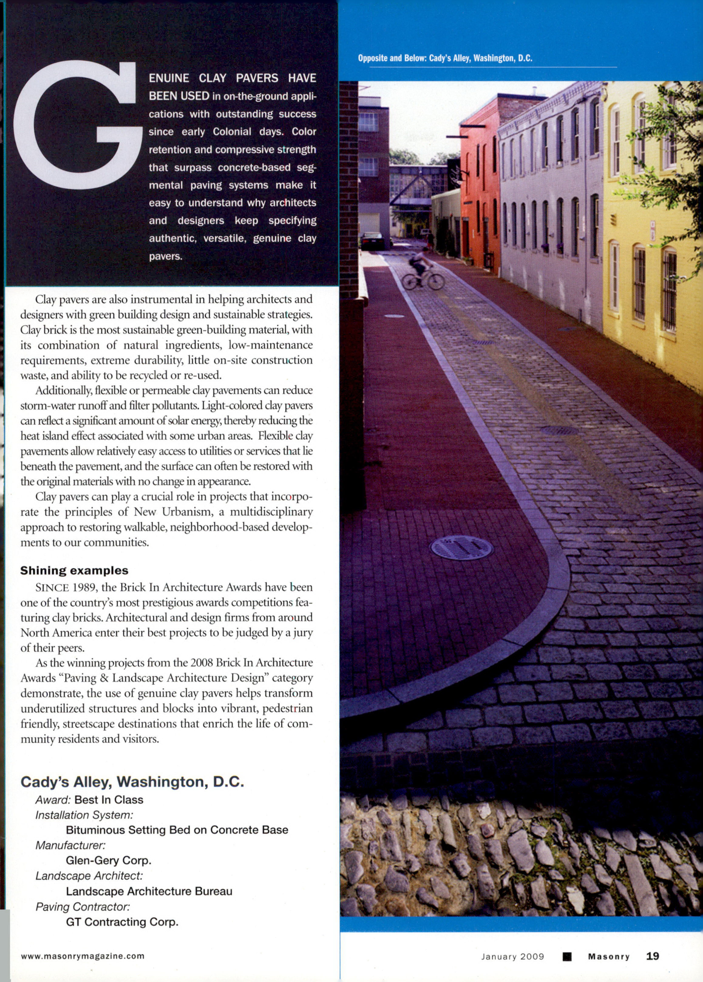 Masonry Magazine January 2009 Page. 21