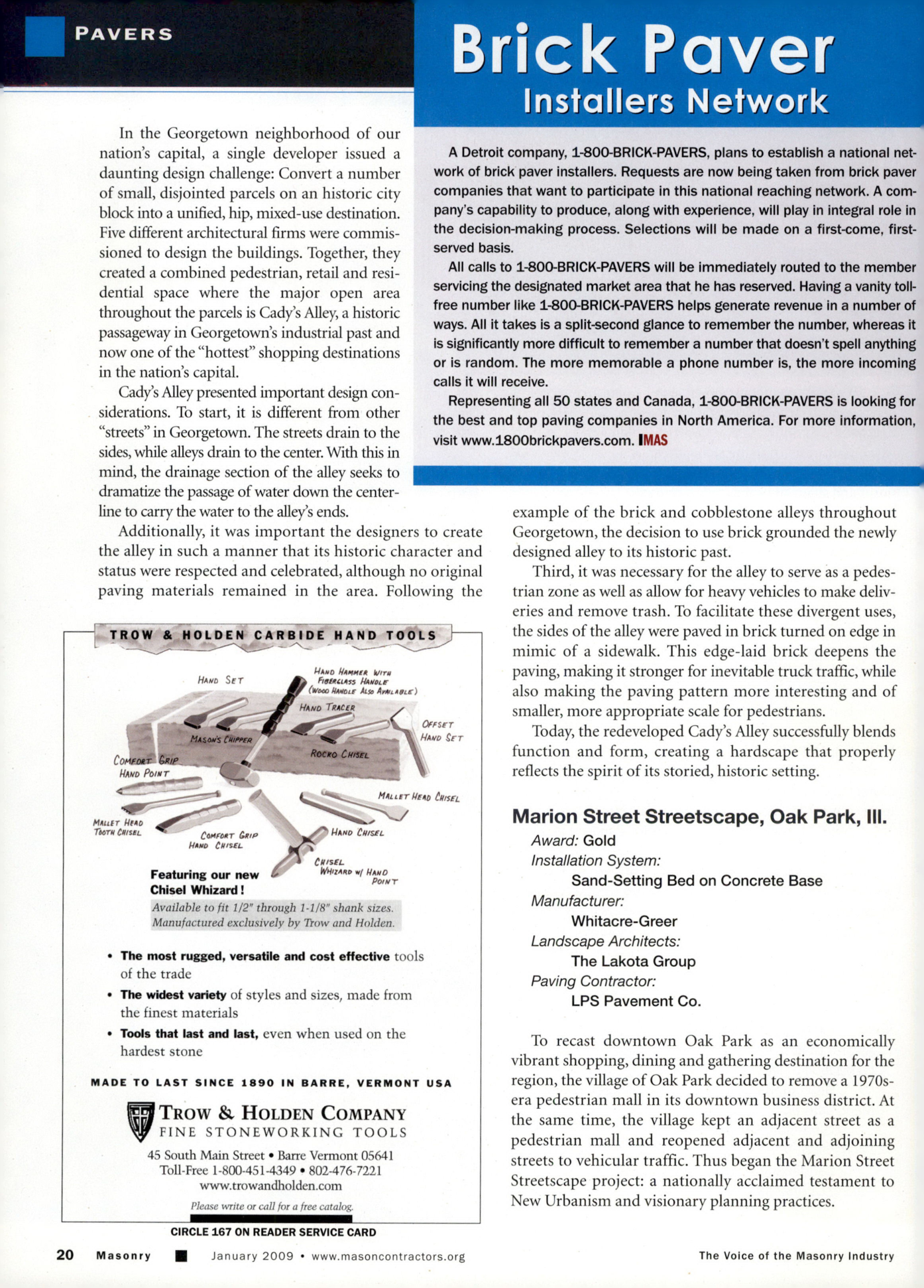 Masonry Magazine January 2009 Page. 22