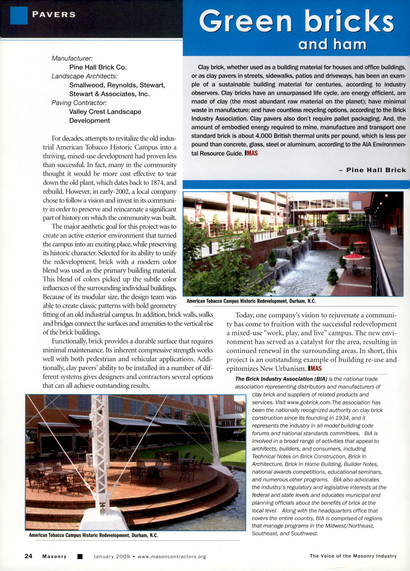 Masonry Magazine January 2009 Page. 26
