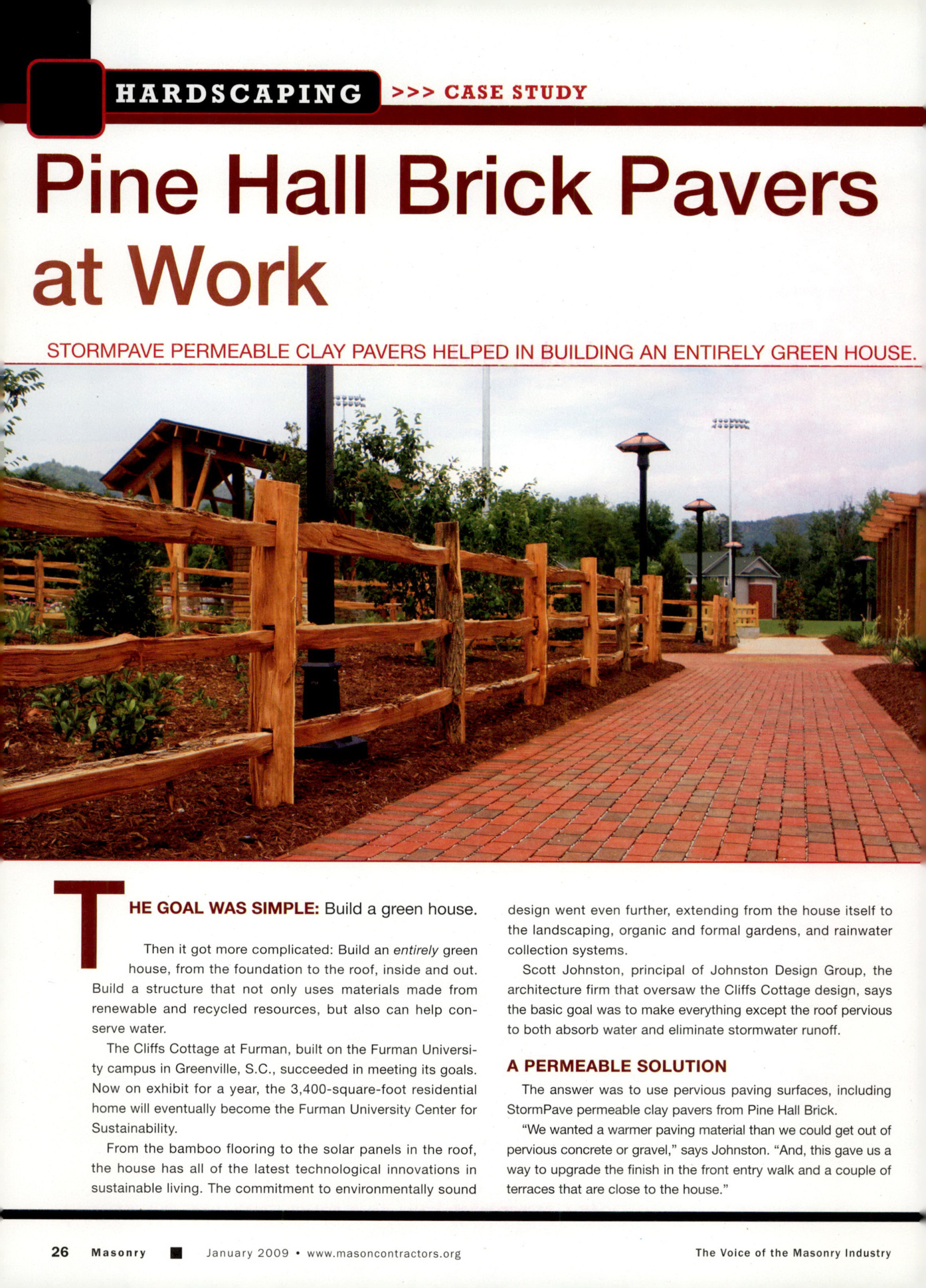Masonry Magazine January 2009 Page. 28