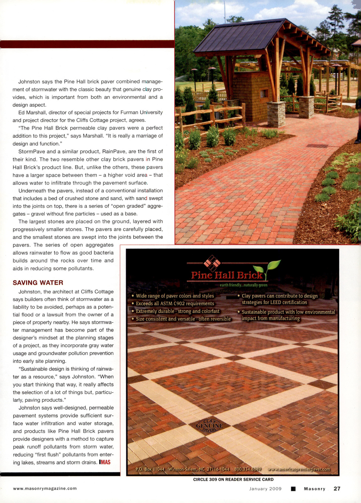 Masonry Magazine January 2009 Page. 29