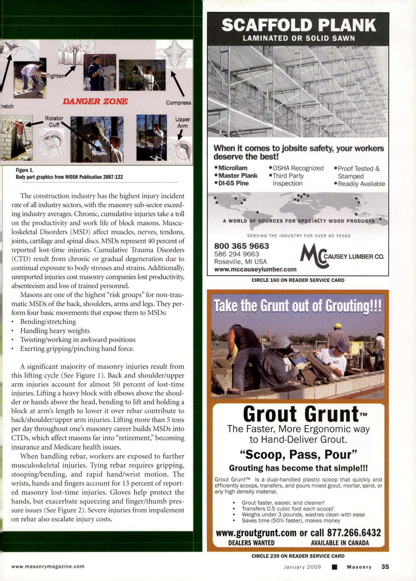 Masonry Magazine January 2009 Page. 37