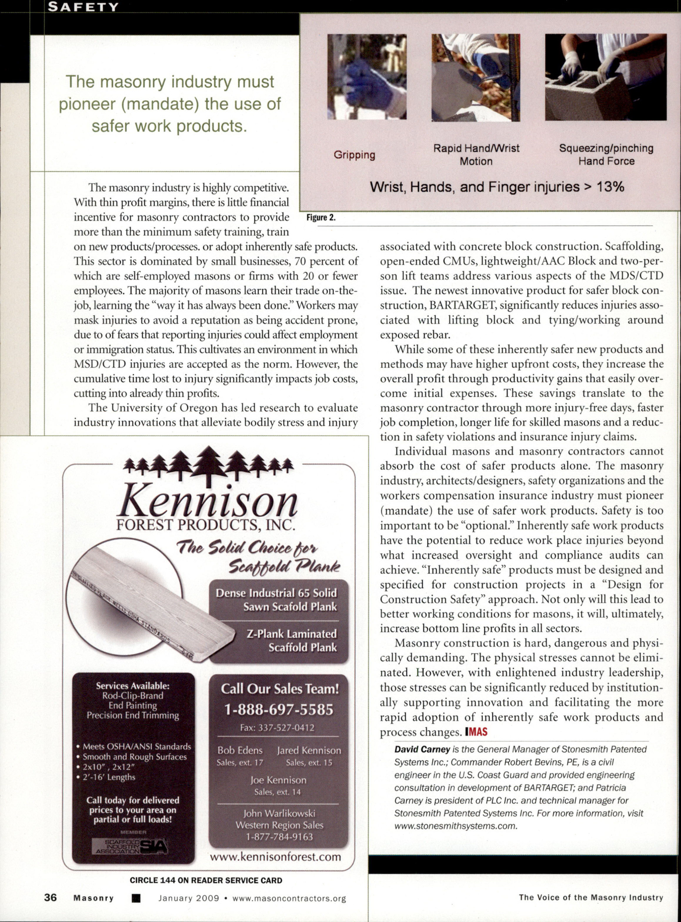 Masonry Magazine January 2009 Page. 38
