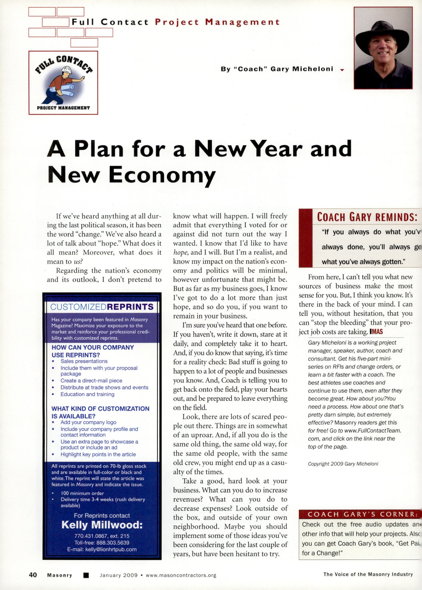Masonry Magazine January 2009 Page. 42