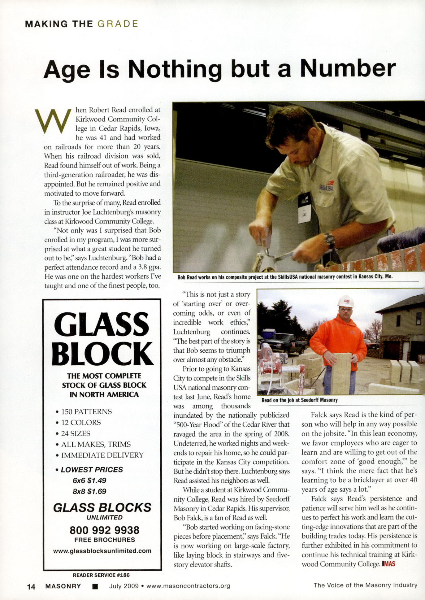 Masonry Magazine July 2009 Page. 16