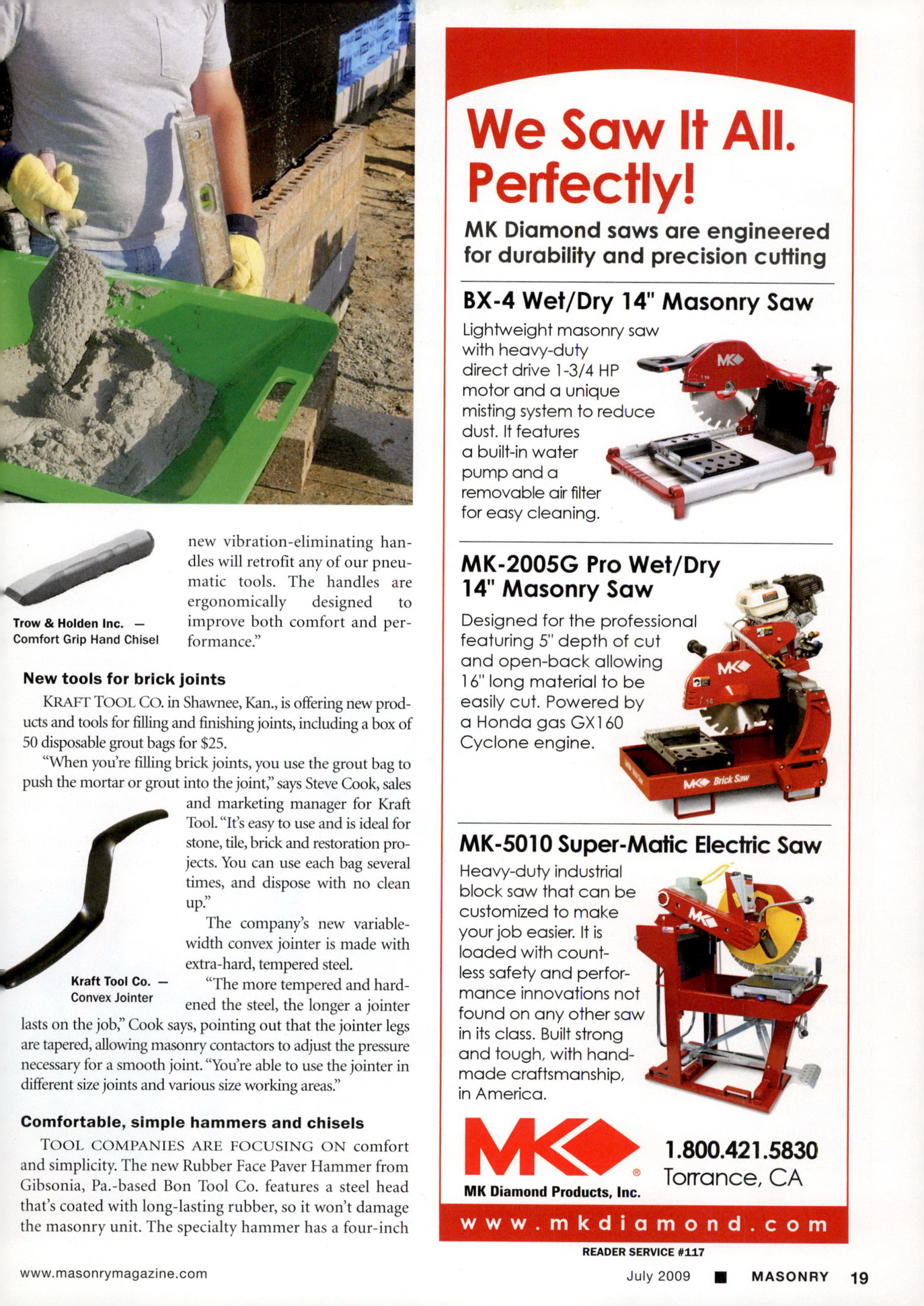 Masonry Magazine July 2009 Page. 21