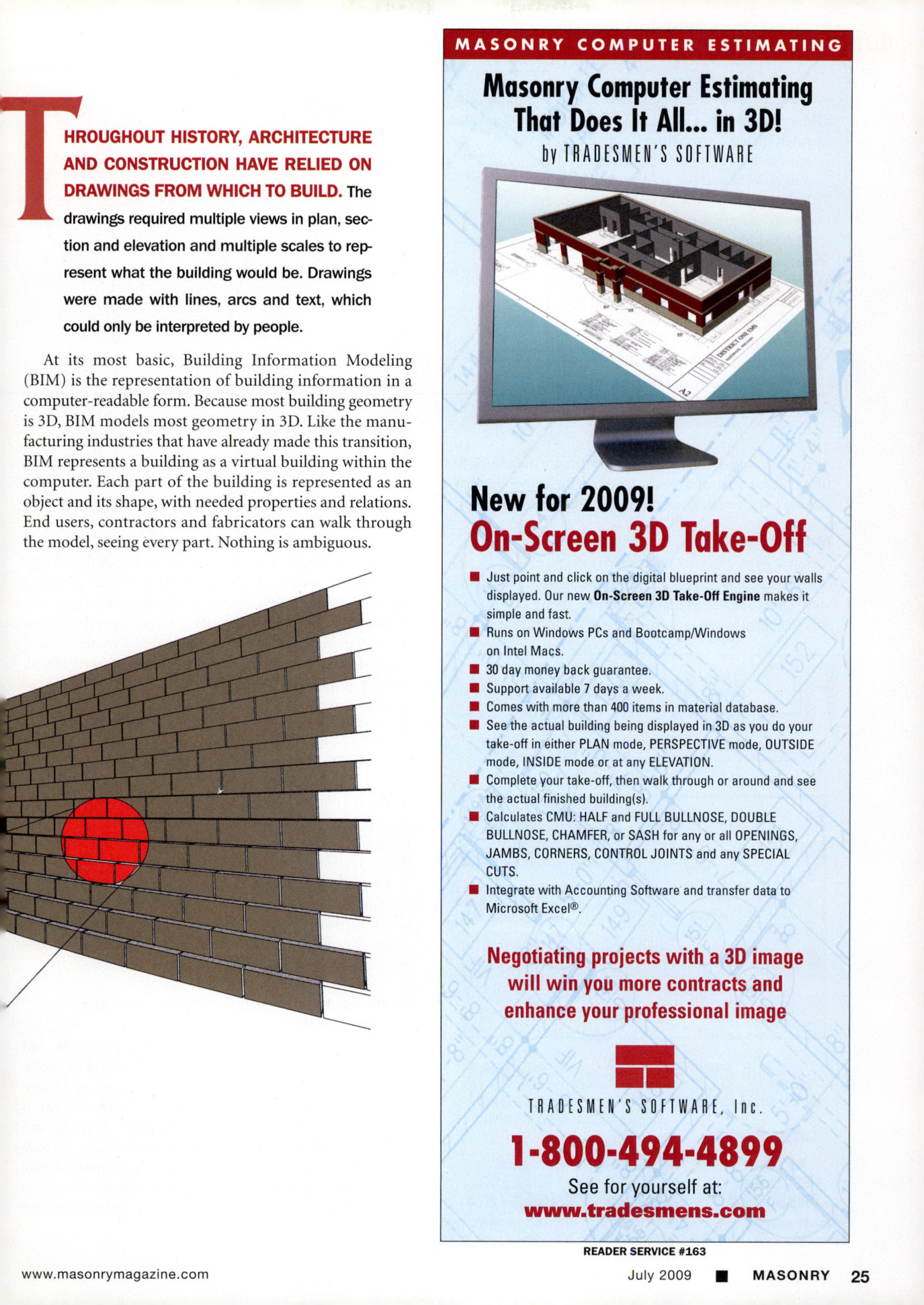 Masonry Magazine July 2009 Page. 27