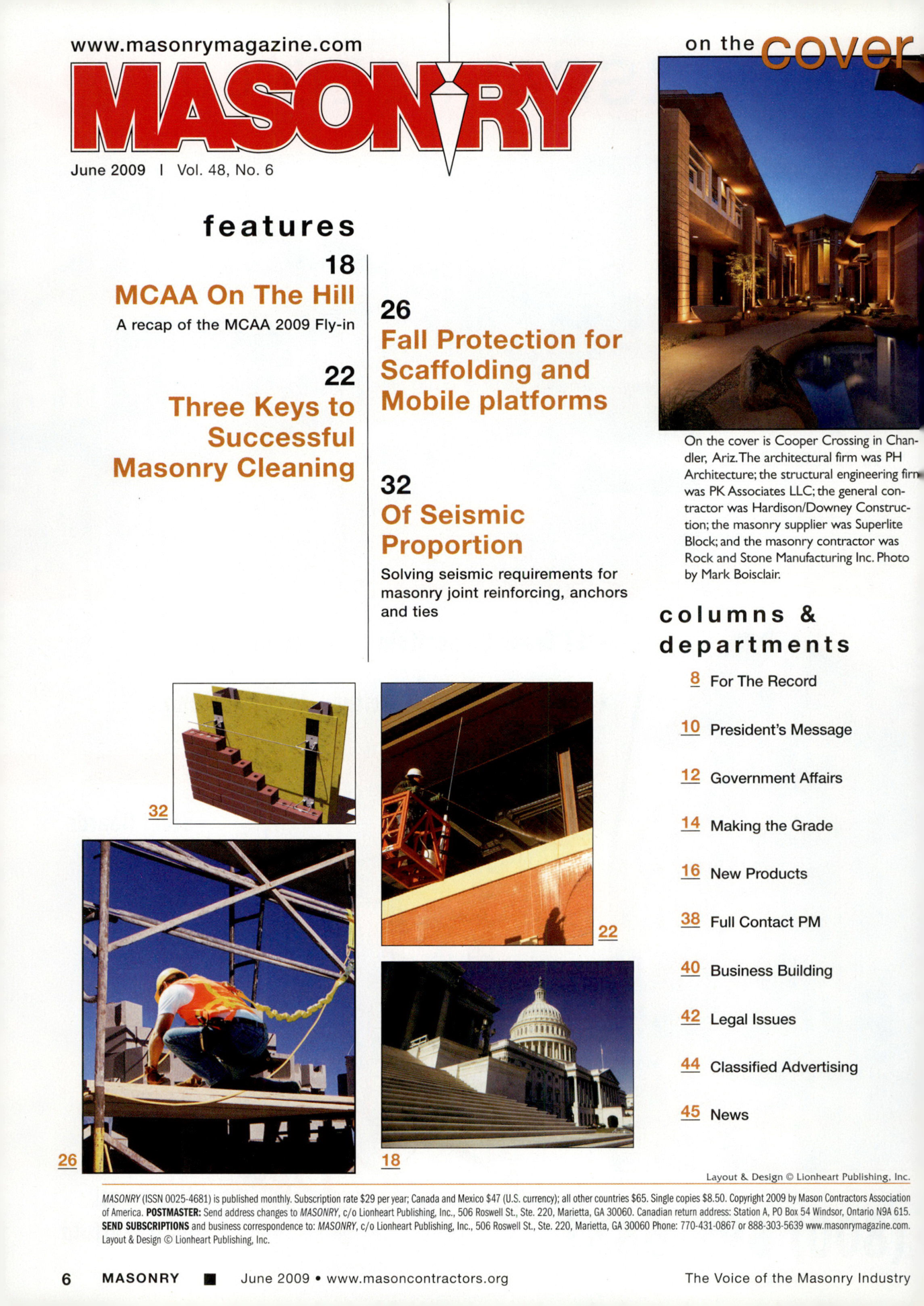 Masonry Magazine June 2009 Page. 8