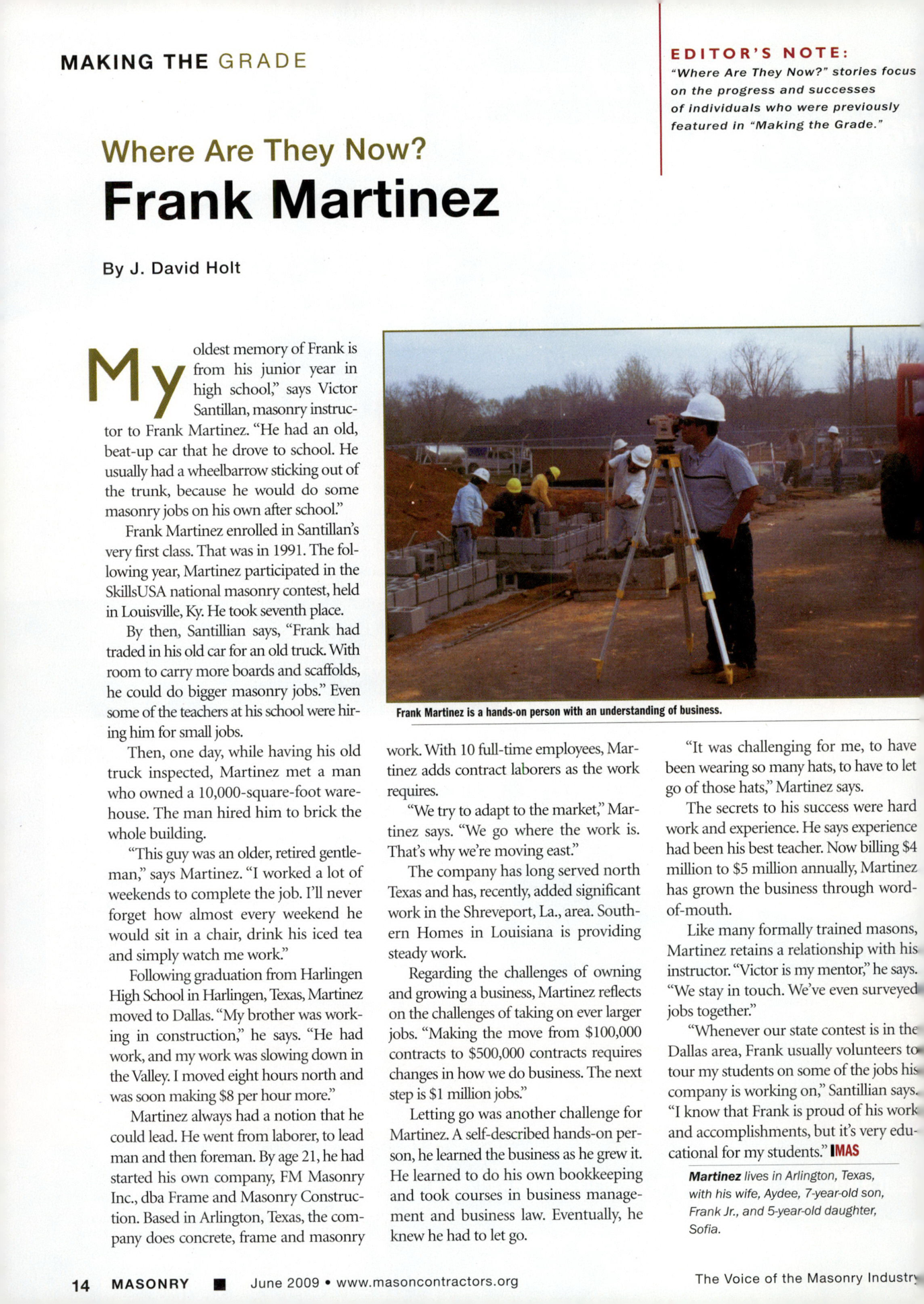 Masonry Magazine June 2009 Page. 16
