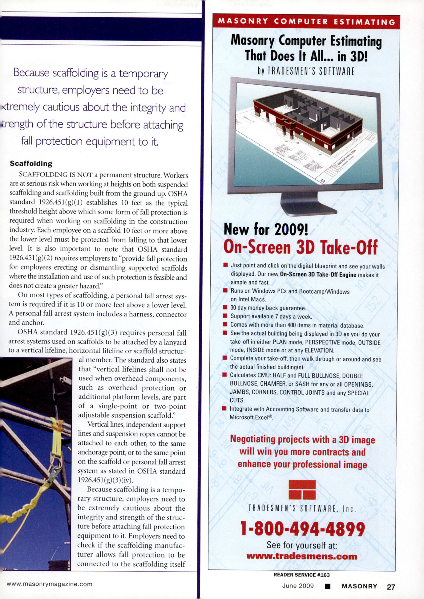 Masonry Magazine June 2009 Page. 29