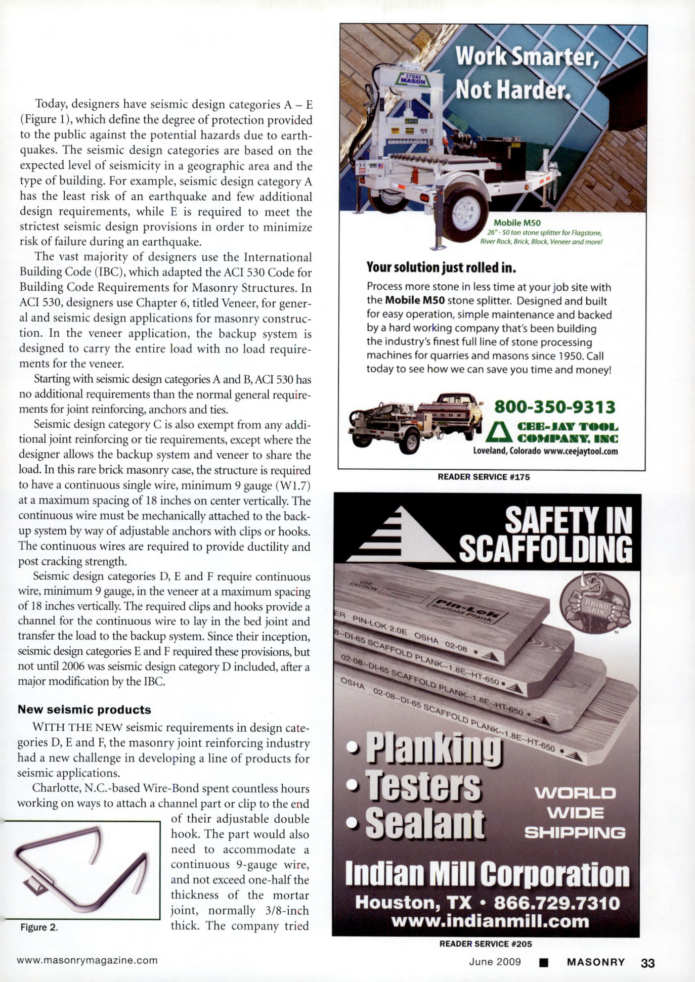 Masonry Magazine June 2009 Page. 35