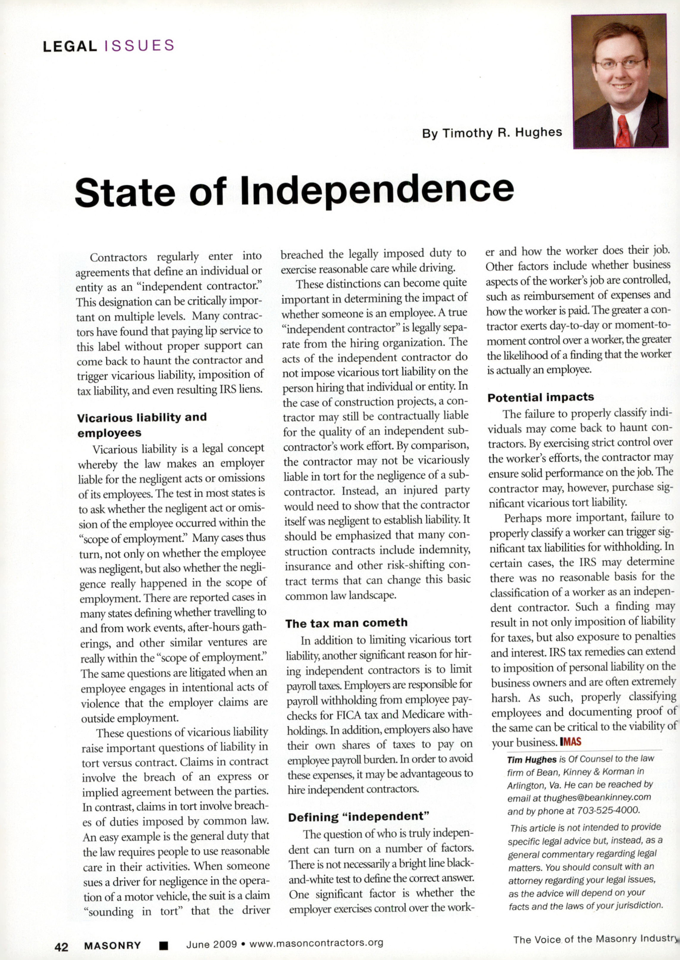 Masonry Magazine June 2009 Page. 44