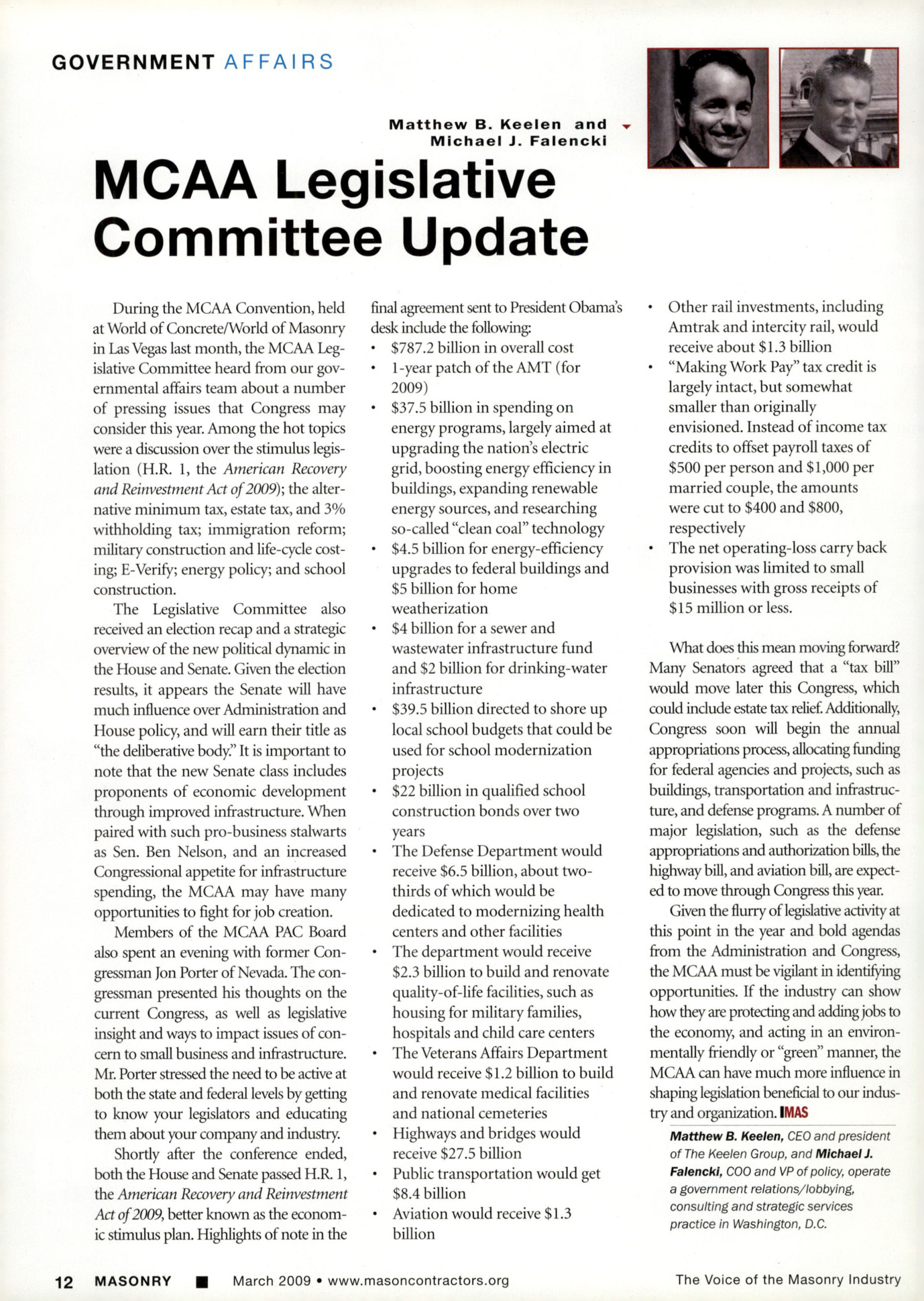 Masonry Magazine March 2009 Page. 14