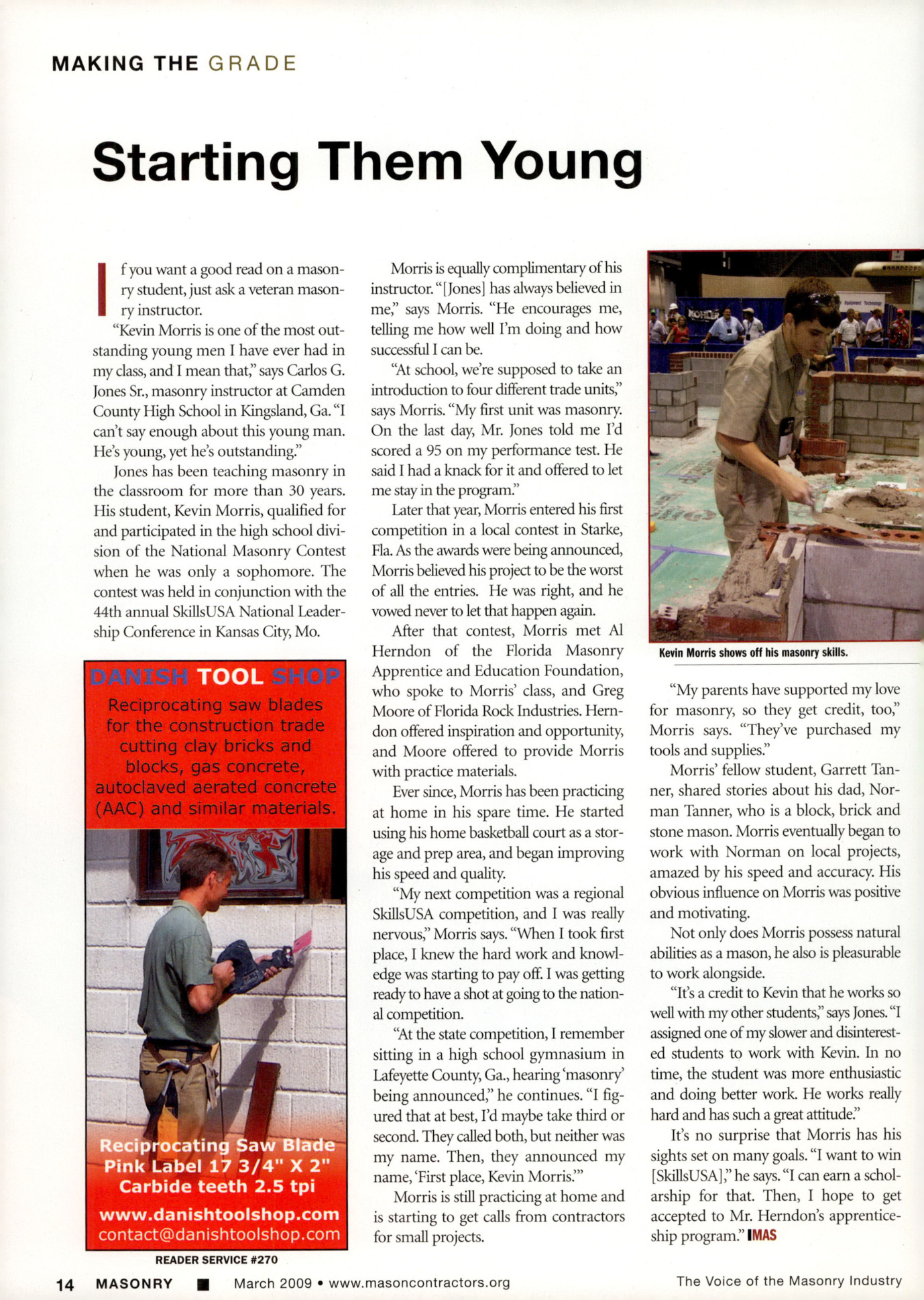 Masonry Magazine March 2009 Page. 16