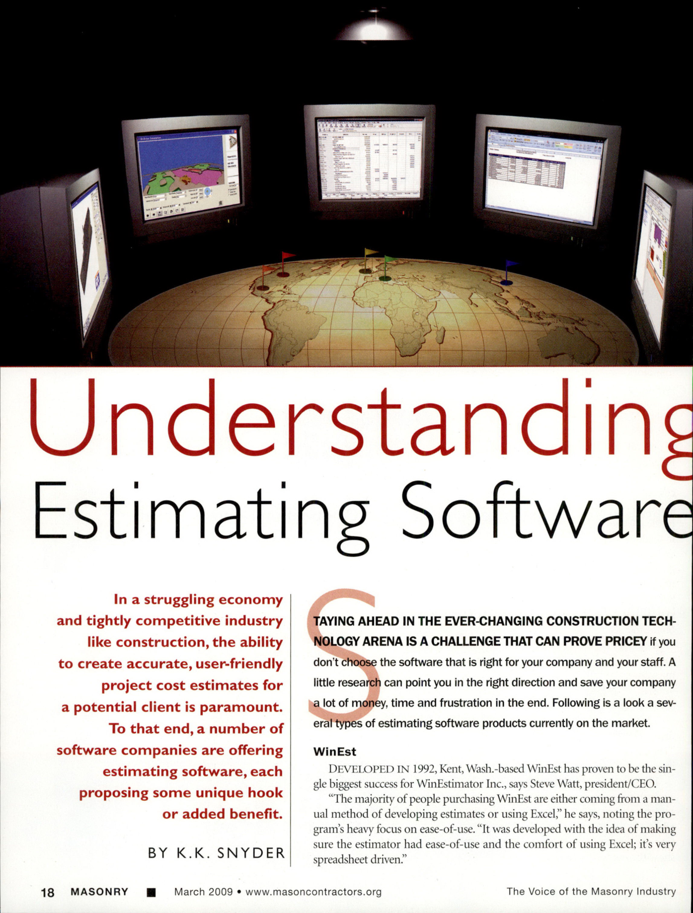 Masonry Magazine March 2009 Page. 20