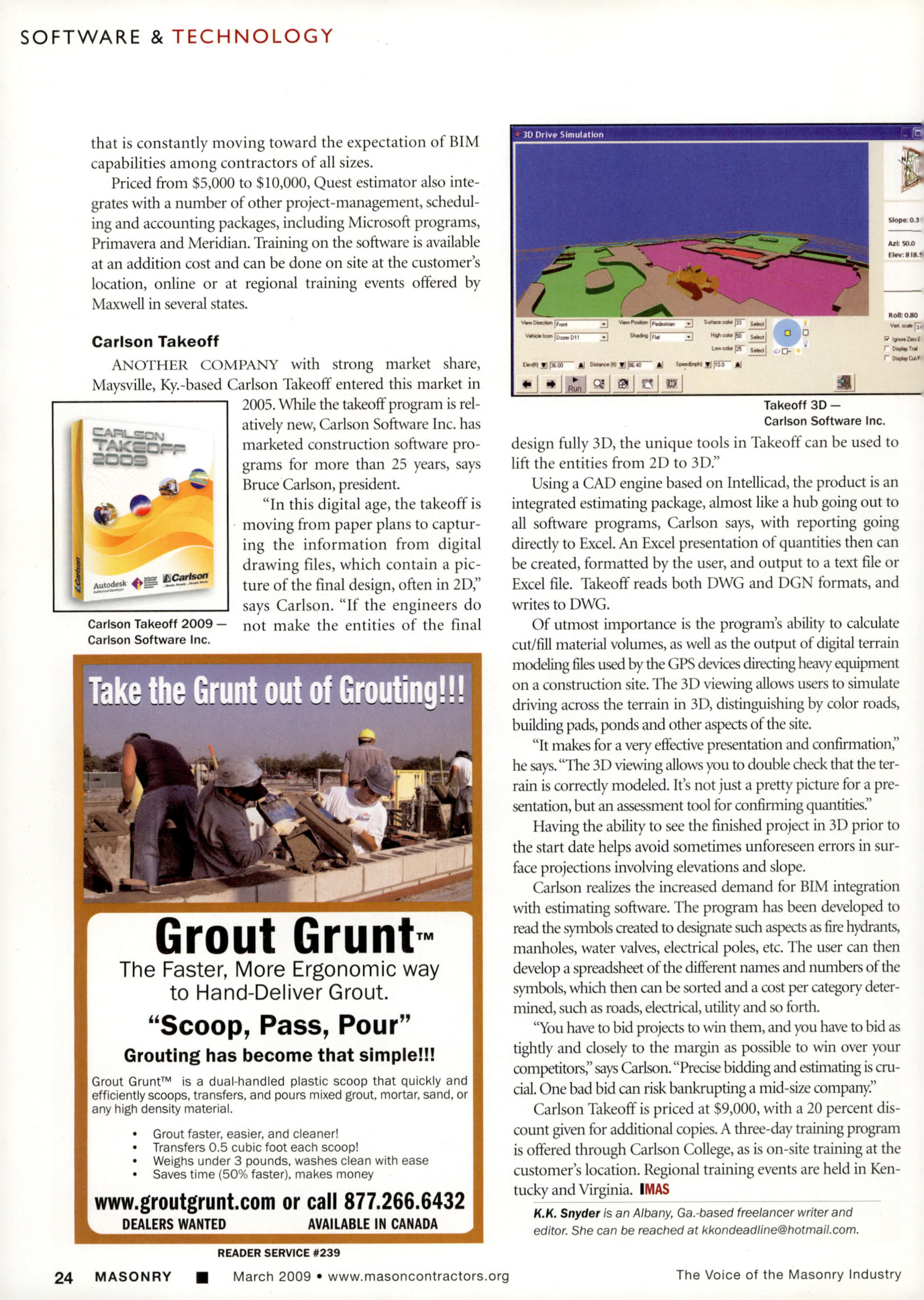Masonry Magazine March 2009 Page. 28