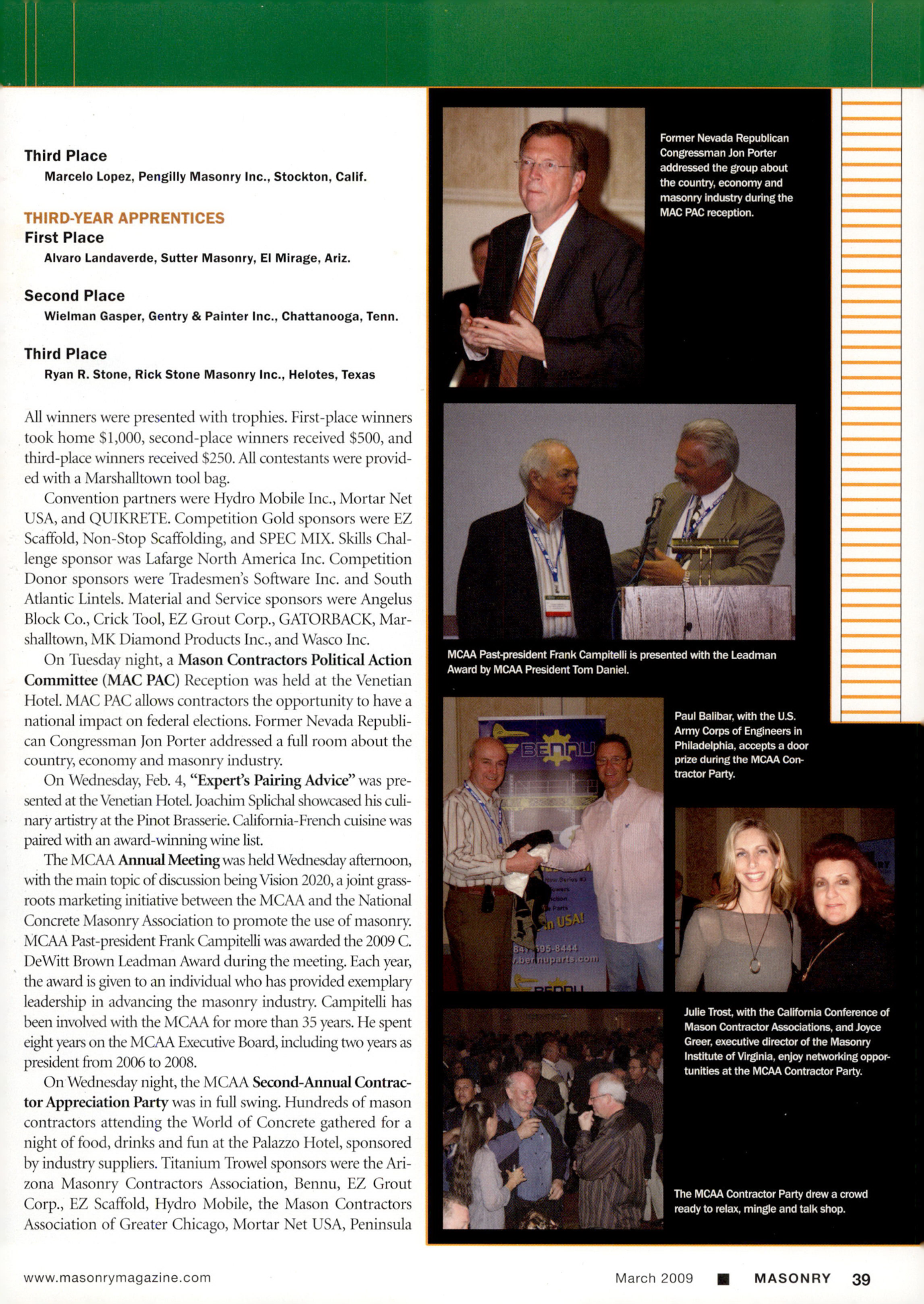 Masonry Magazine March 2009 Page. 43
