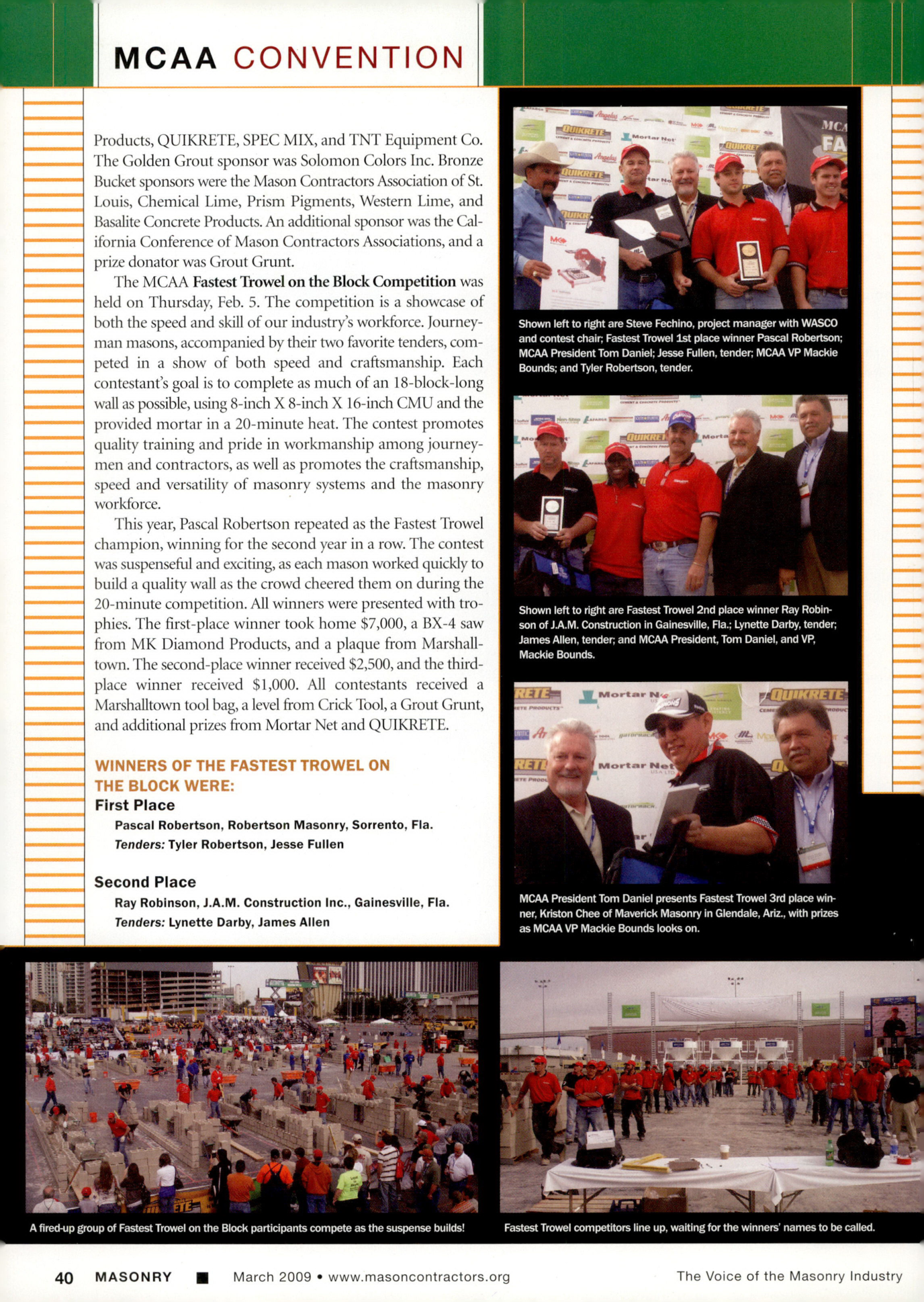 Masonry Magazine March 2009 Page. 44