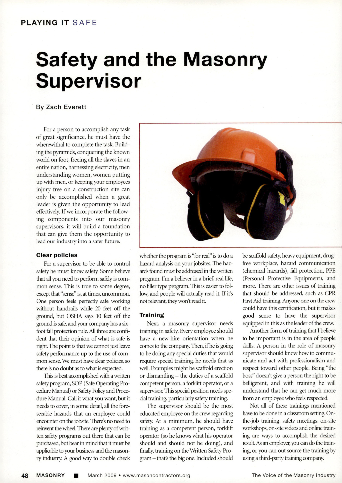 Masonry Magazine March 2009 Page. 52