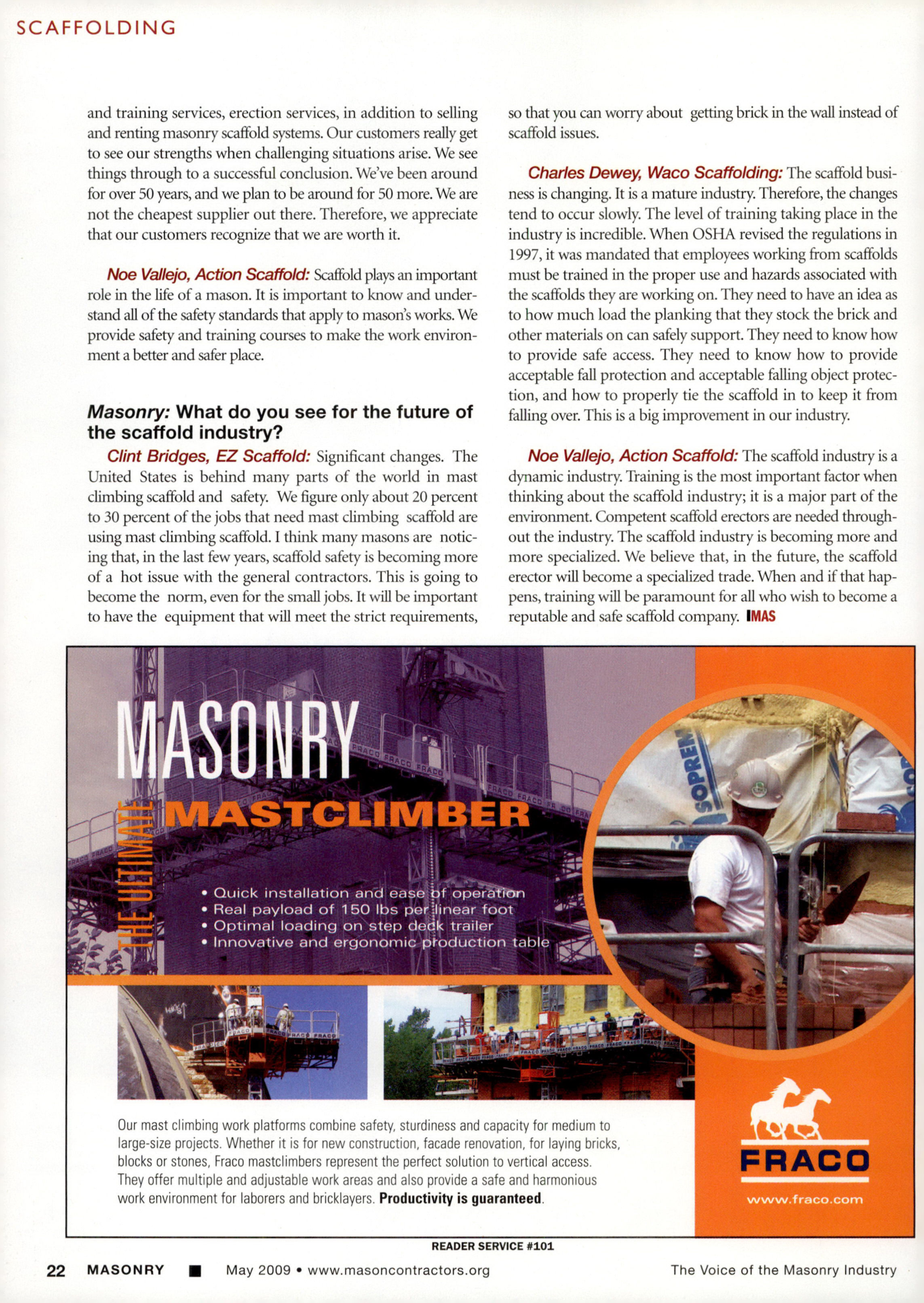Masonry Magazine May 2009 Page. 24