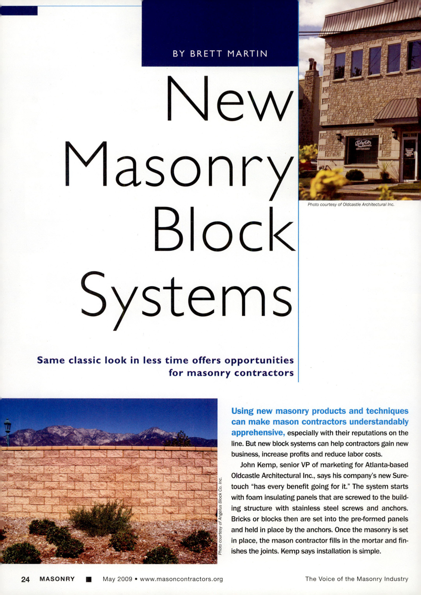 Masonry Magazine May 2009 Page. 26