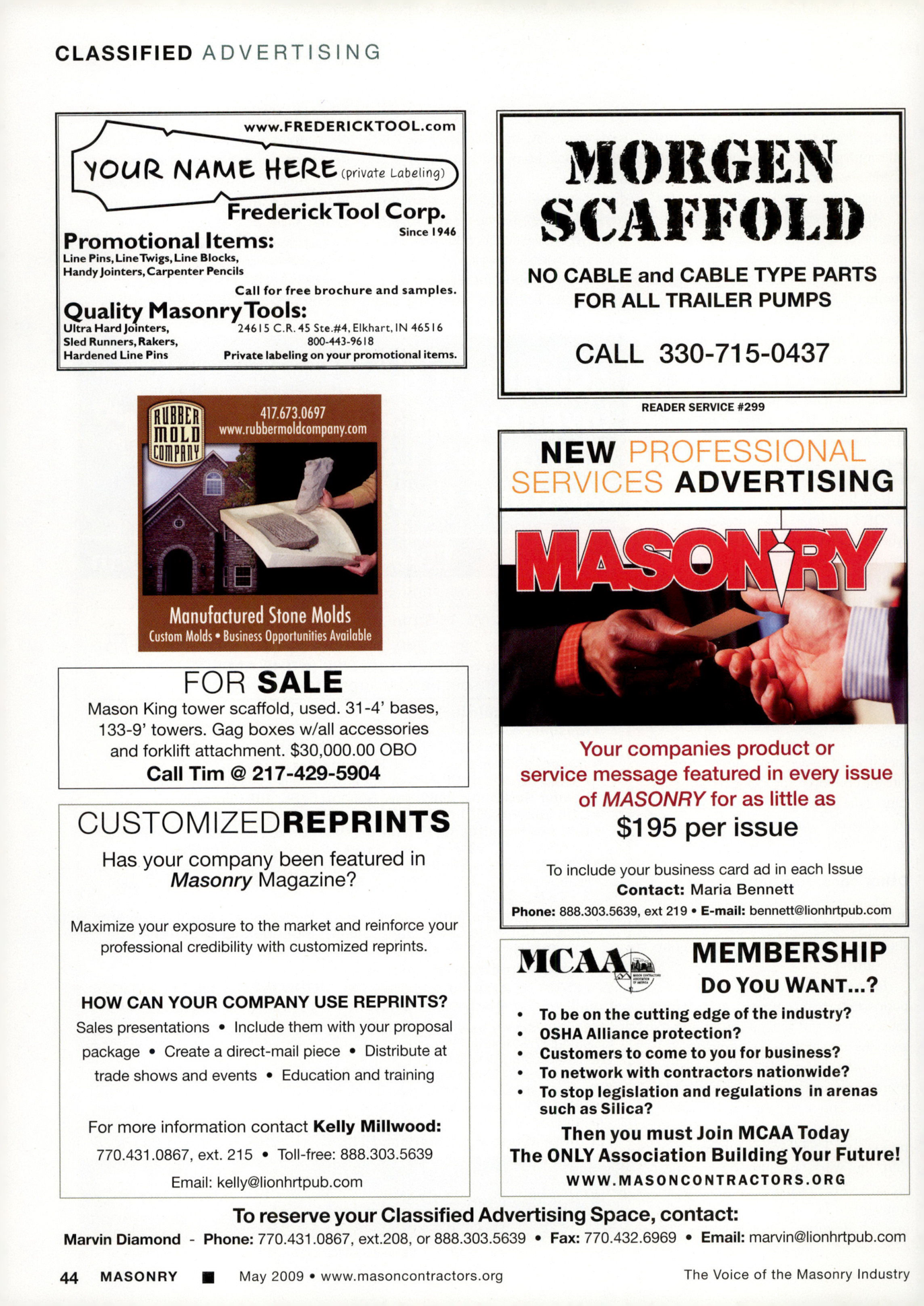 Masonry Magazine May 2009 Page. 46