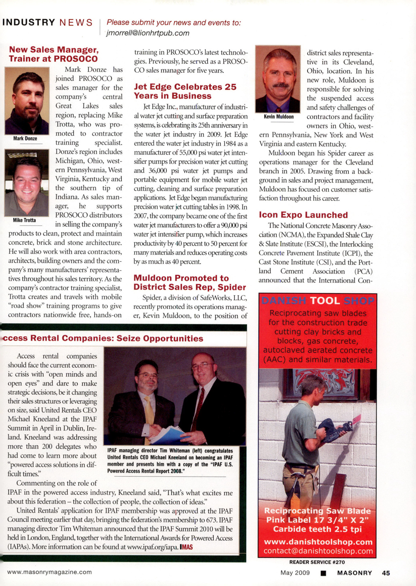 Masonry Magazine May 2009 Page. 47