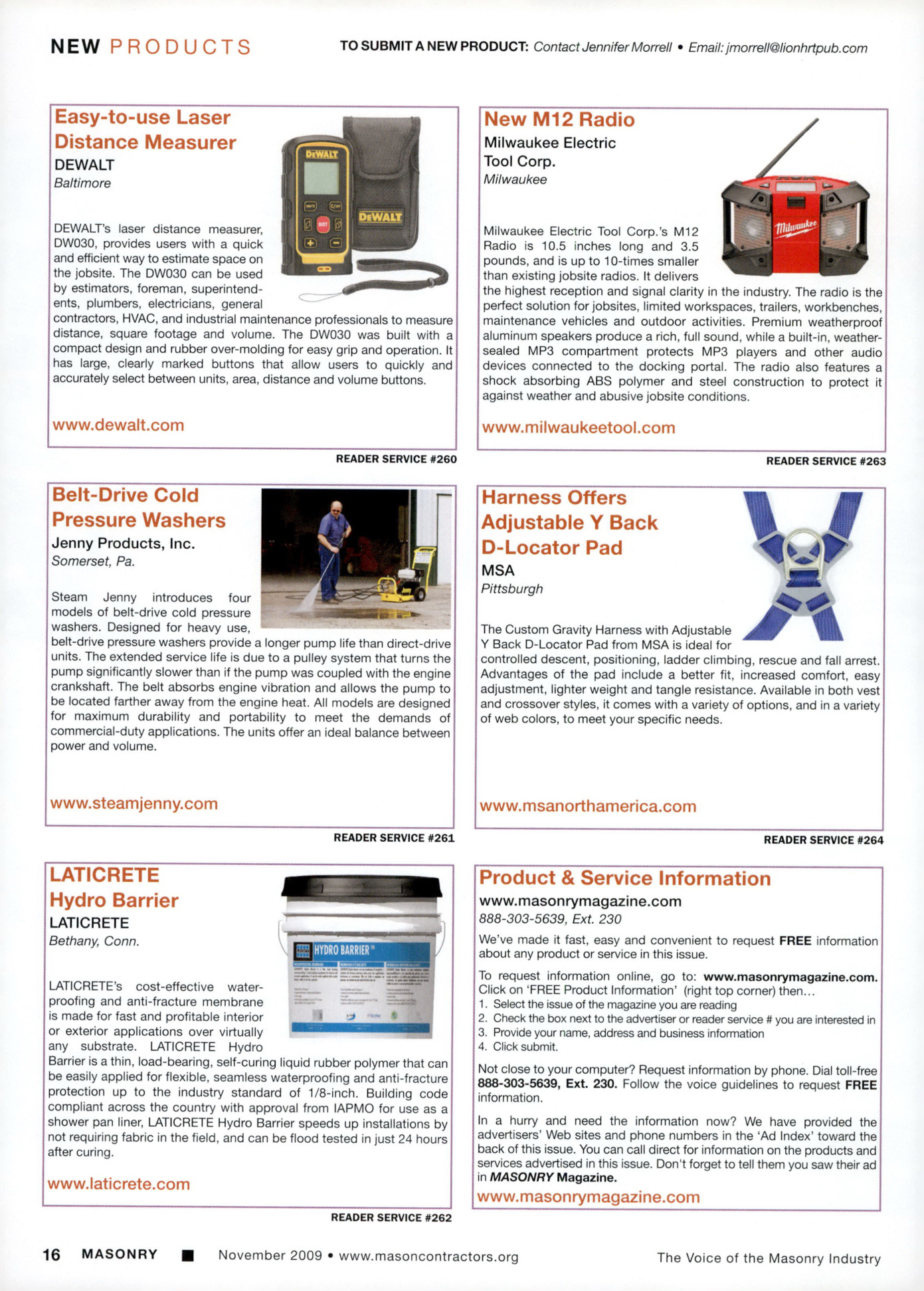 Masonry Magazine November 2009 Page. 18