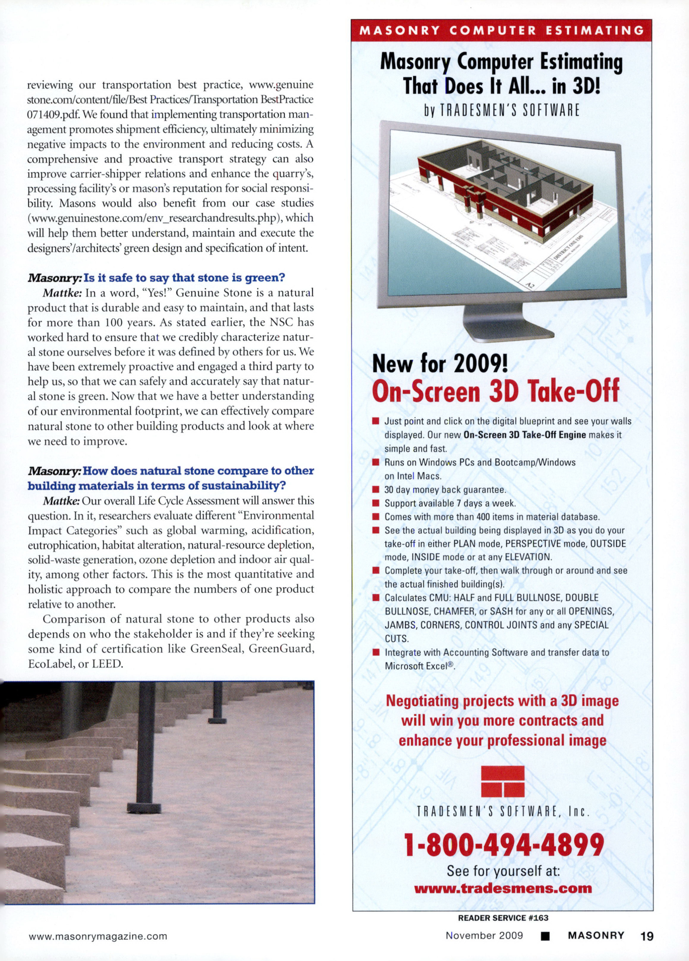 Masonry Magazine November 2009 Page. 21