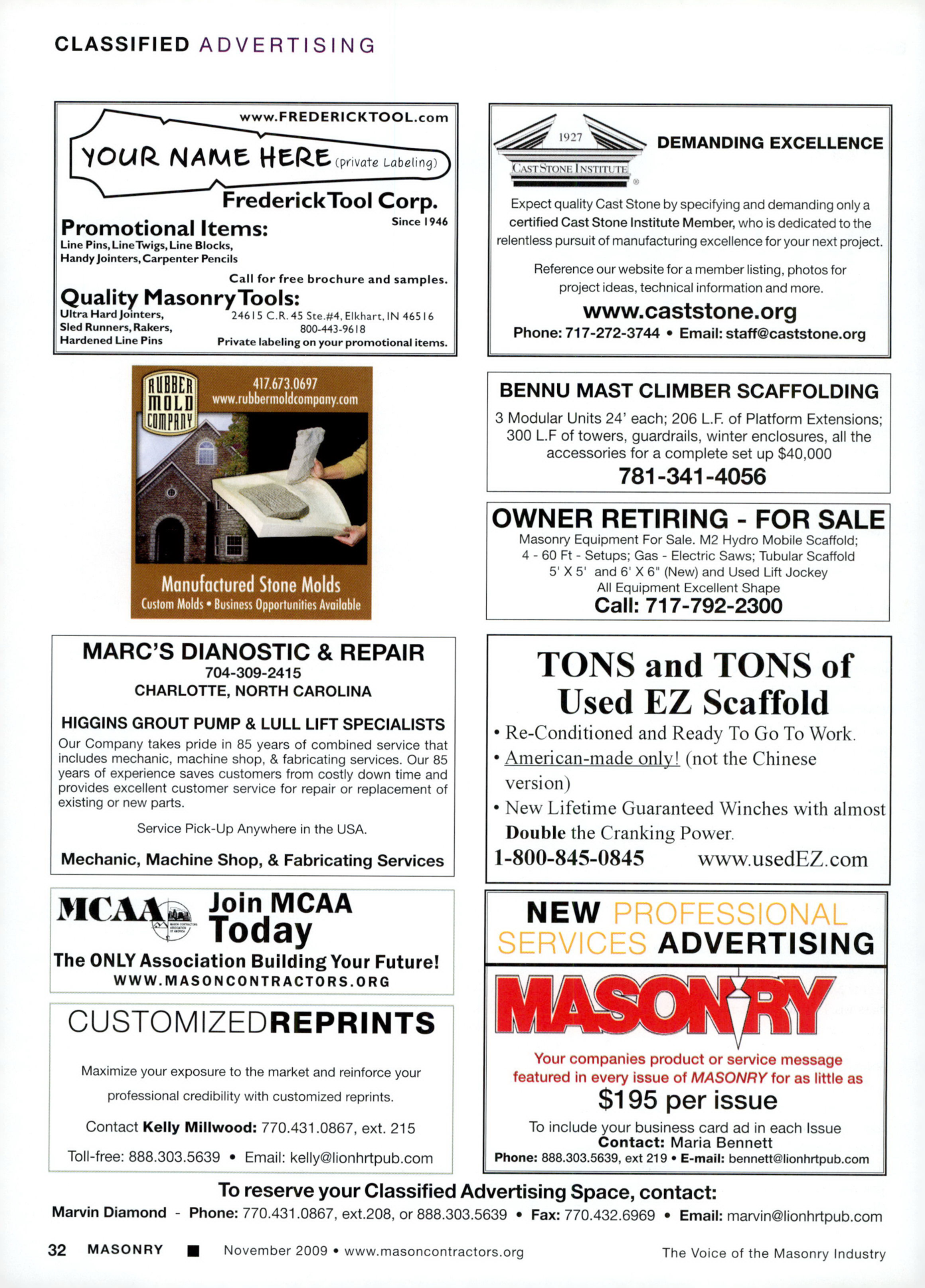 Masonry Magazine November 2009 Page. 34
