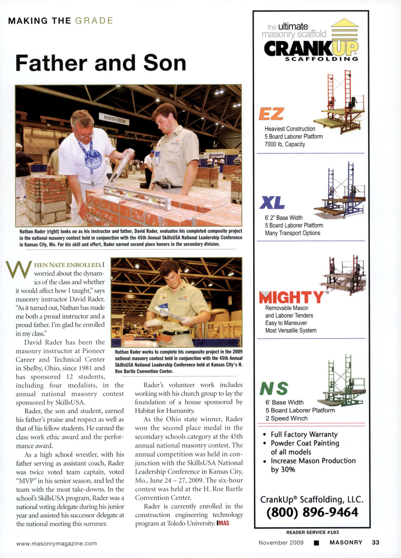 Masonry Magazine November 2009 Page. 35
