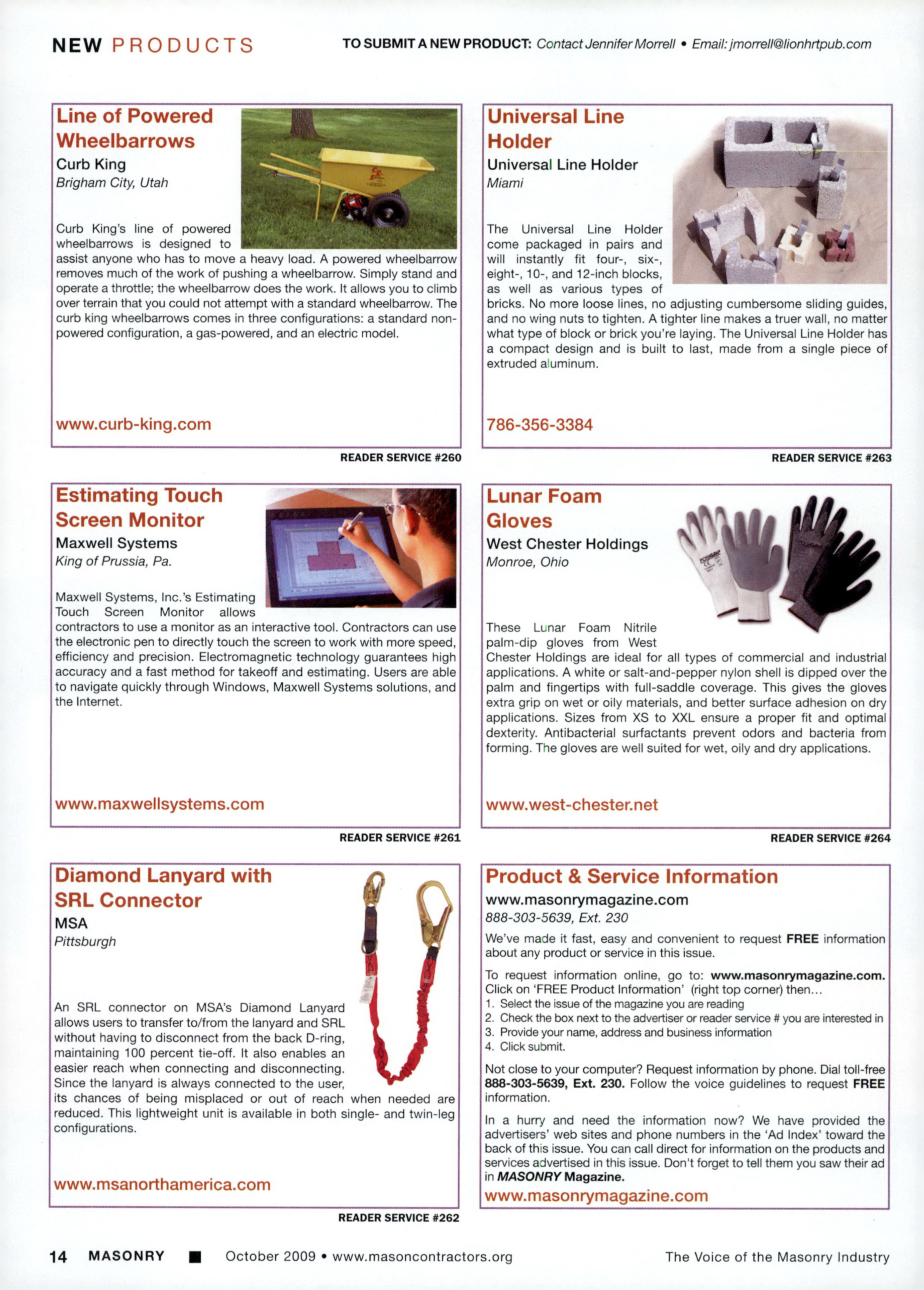 Masonry Magazine October 2009 Page. 16