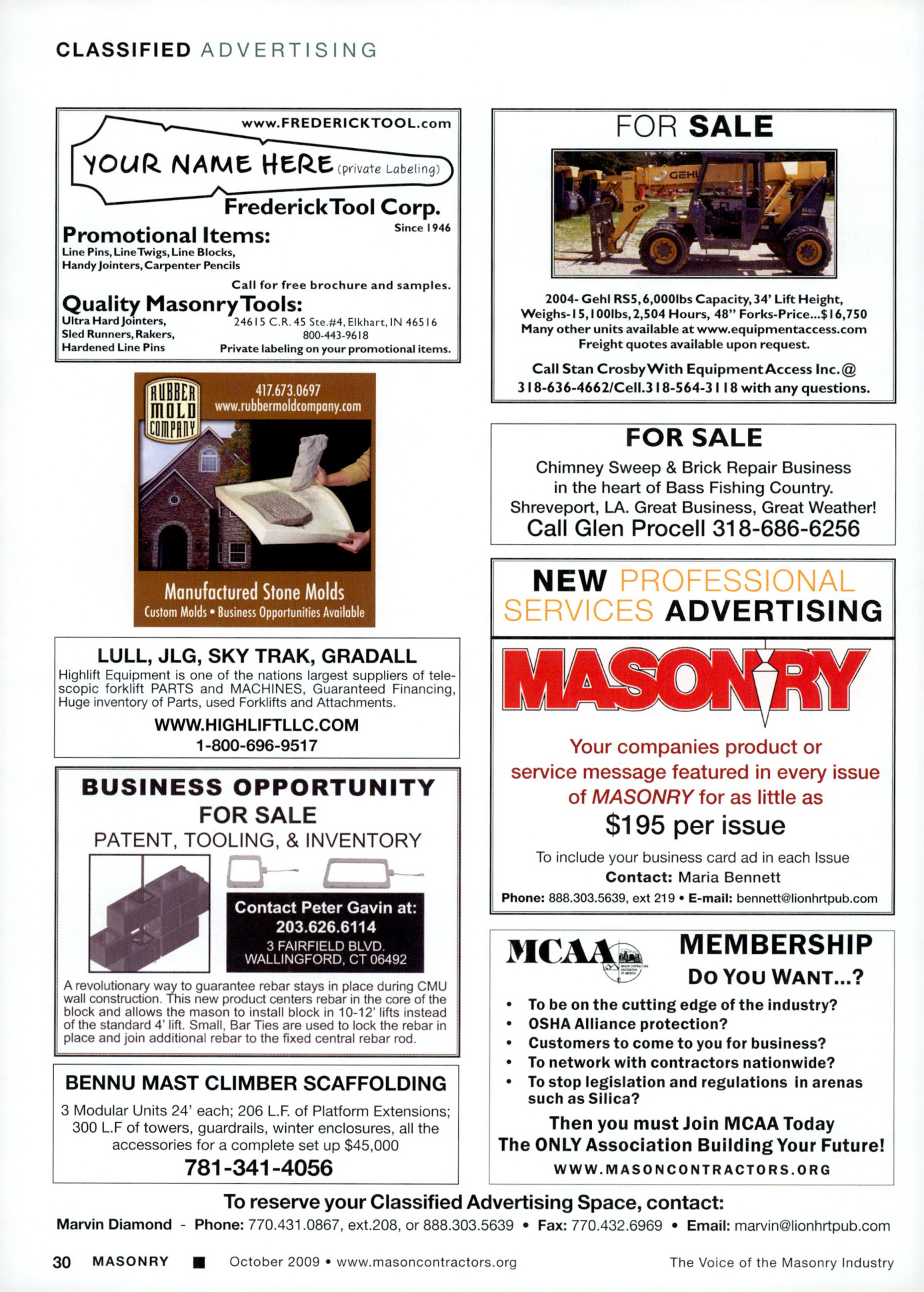 Masonry Magazine October 2009 Page. 32