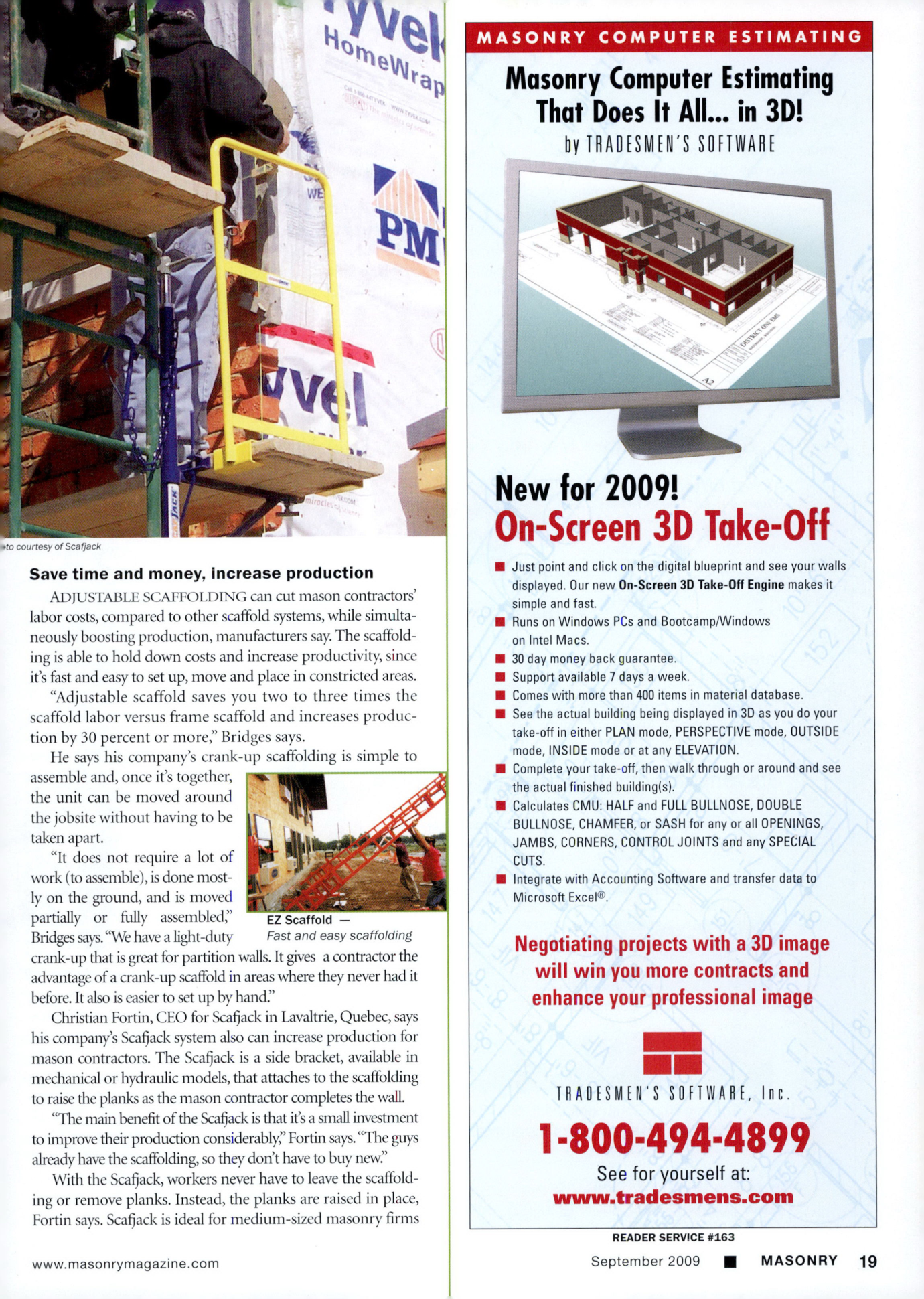 Masonry Magazine September 2009 Page. 21