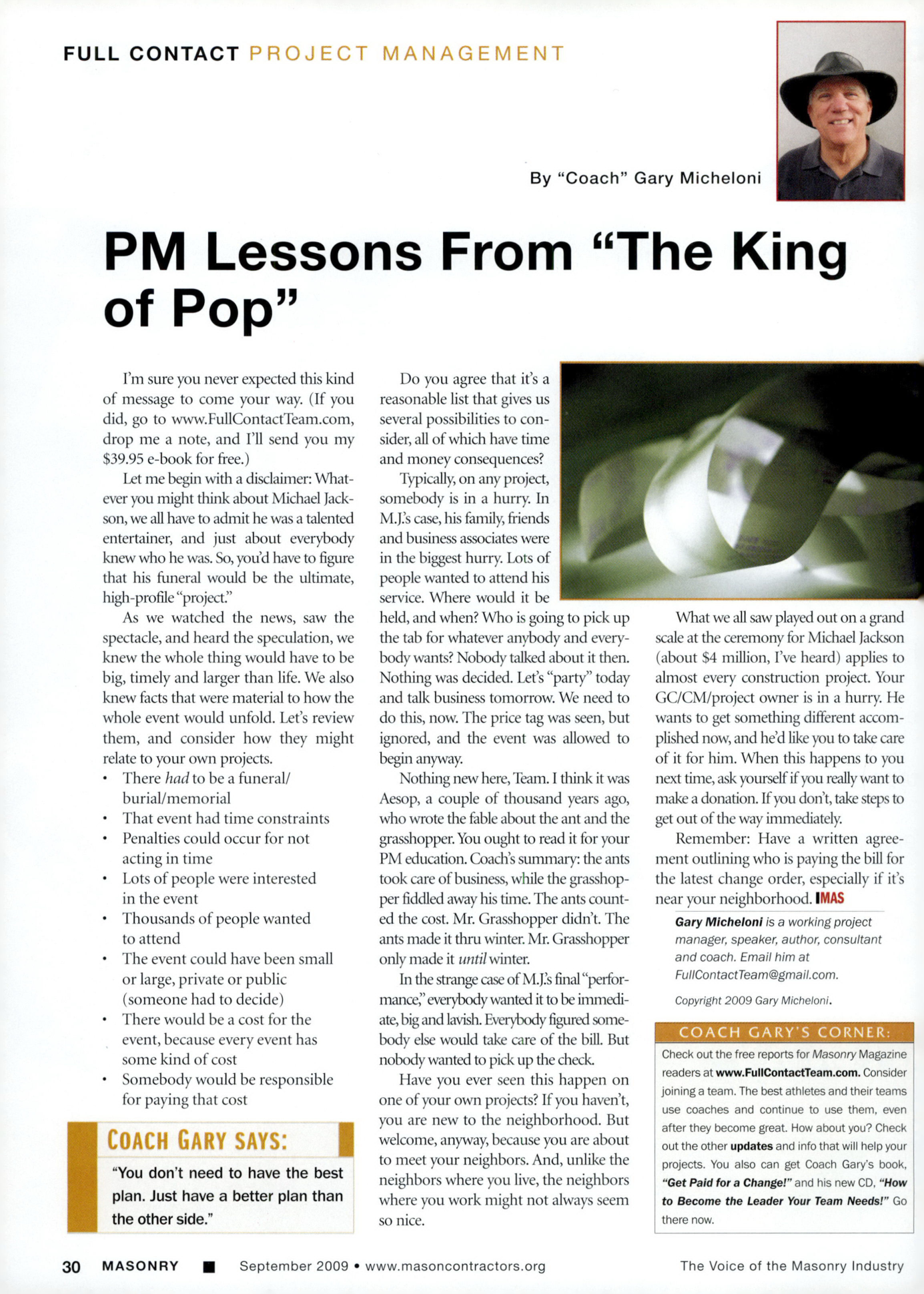 Masonry Magazine September 2009 Page. 32