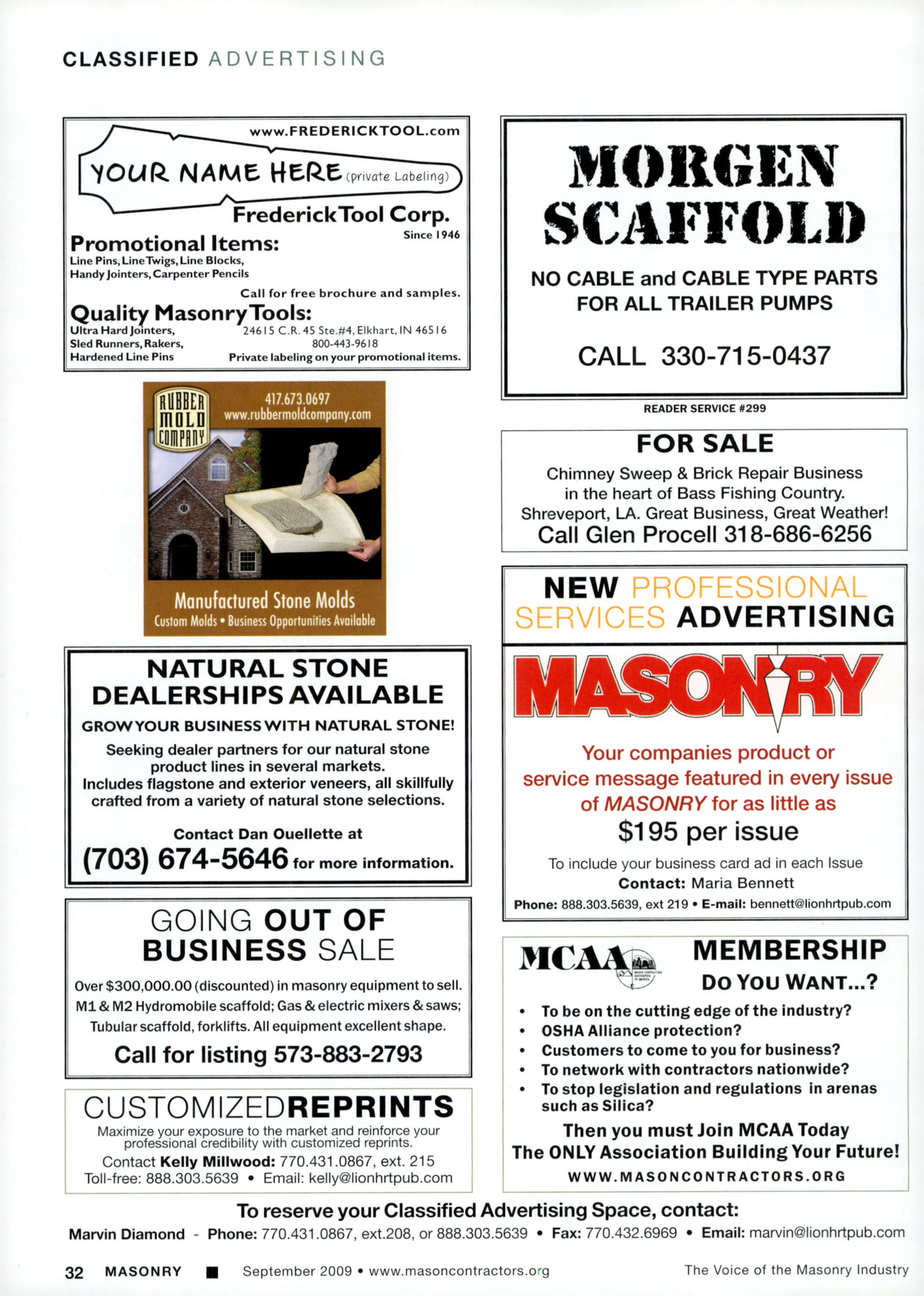 Masonry Magazine September 2009 Page. 34