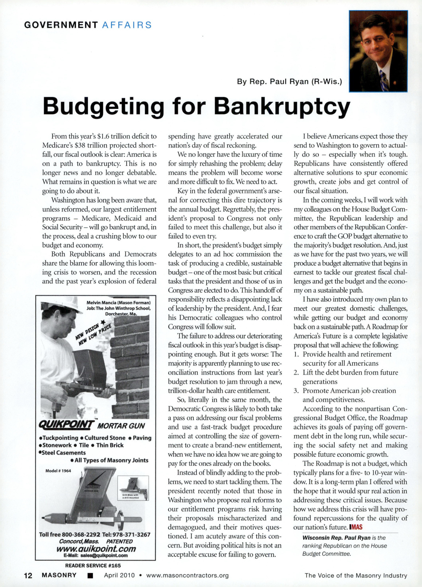 Masonry Magazine April 2010 Page. 14