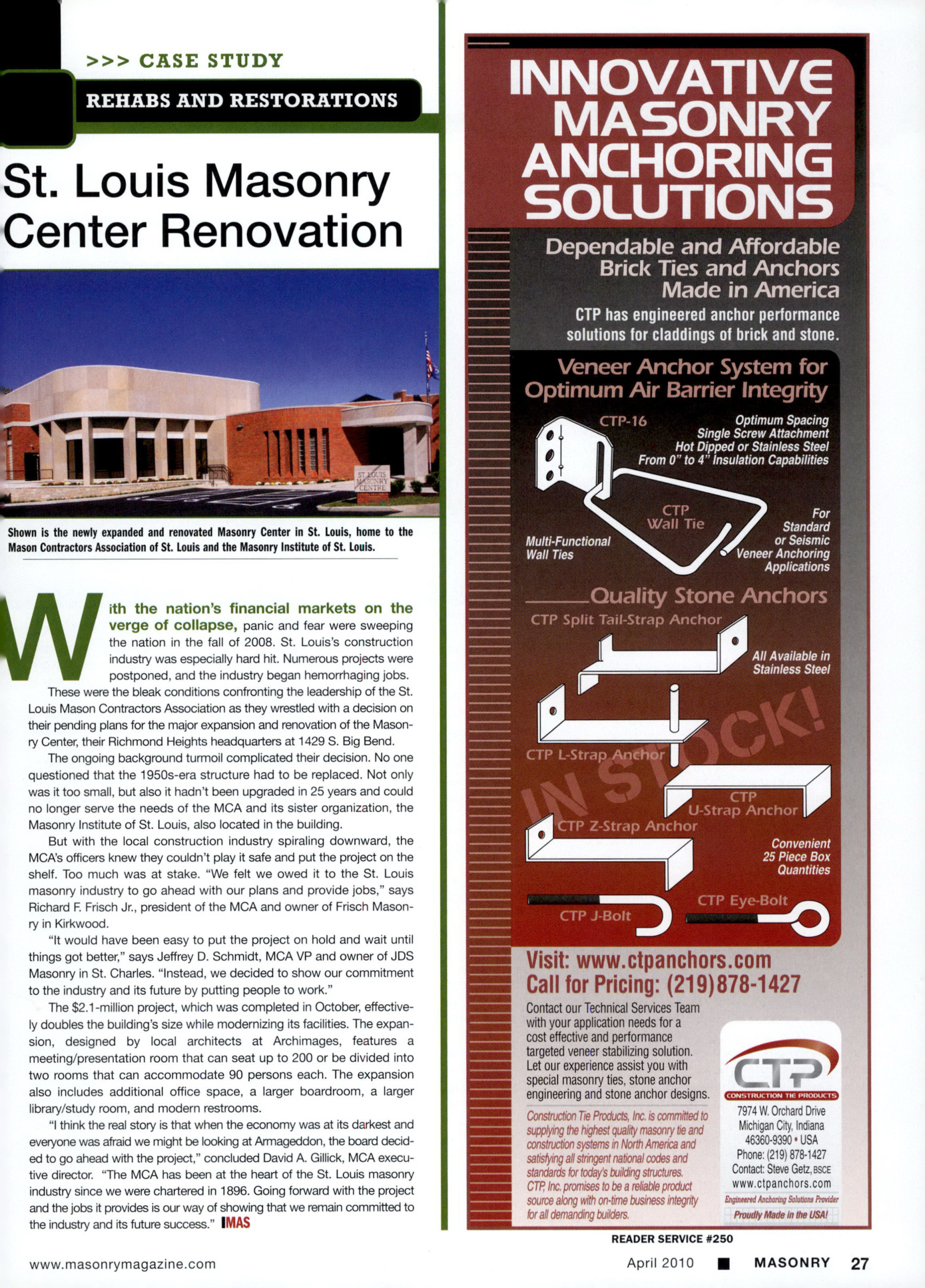 Masonry Magazine April 2010 Page. 29