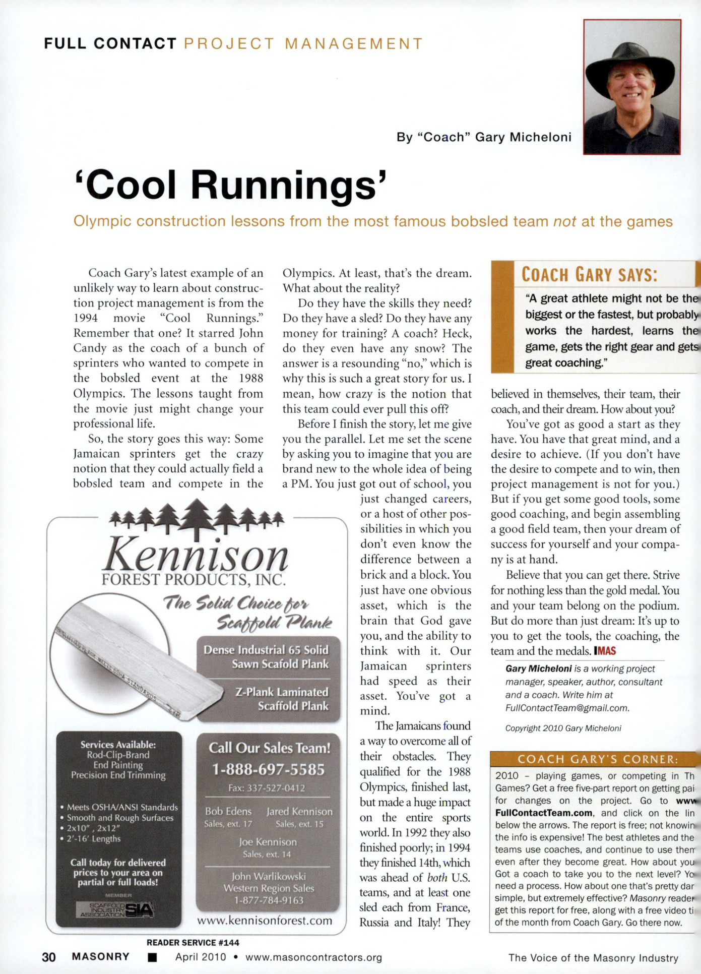 Masonry Magazine April 2010 Page. 32