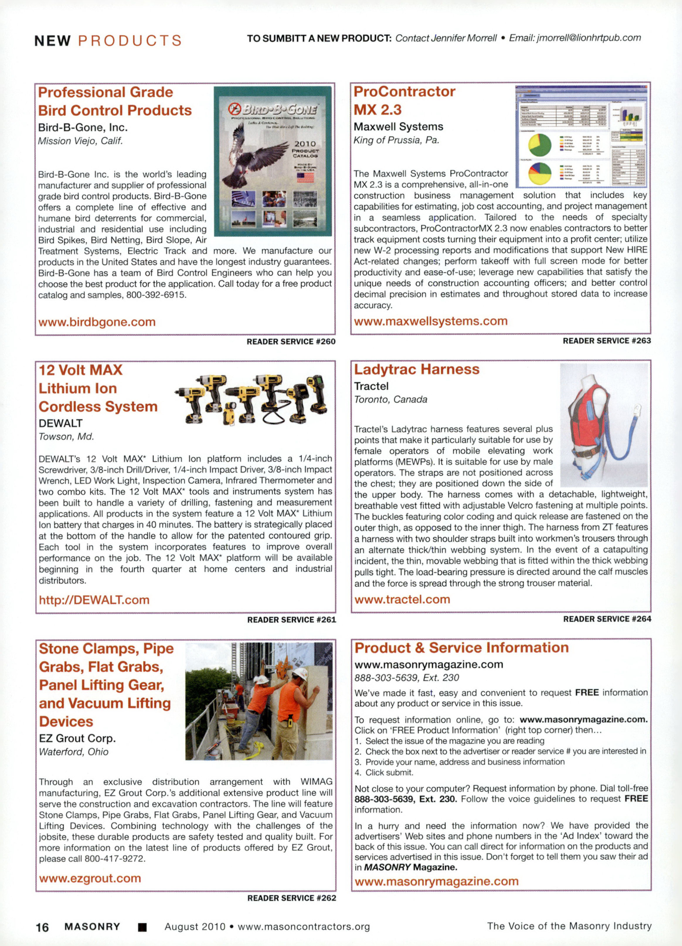 Masonry Magazine August 2010 Page. 18