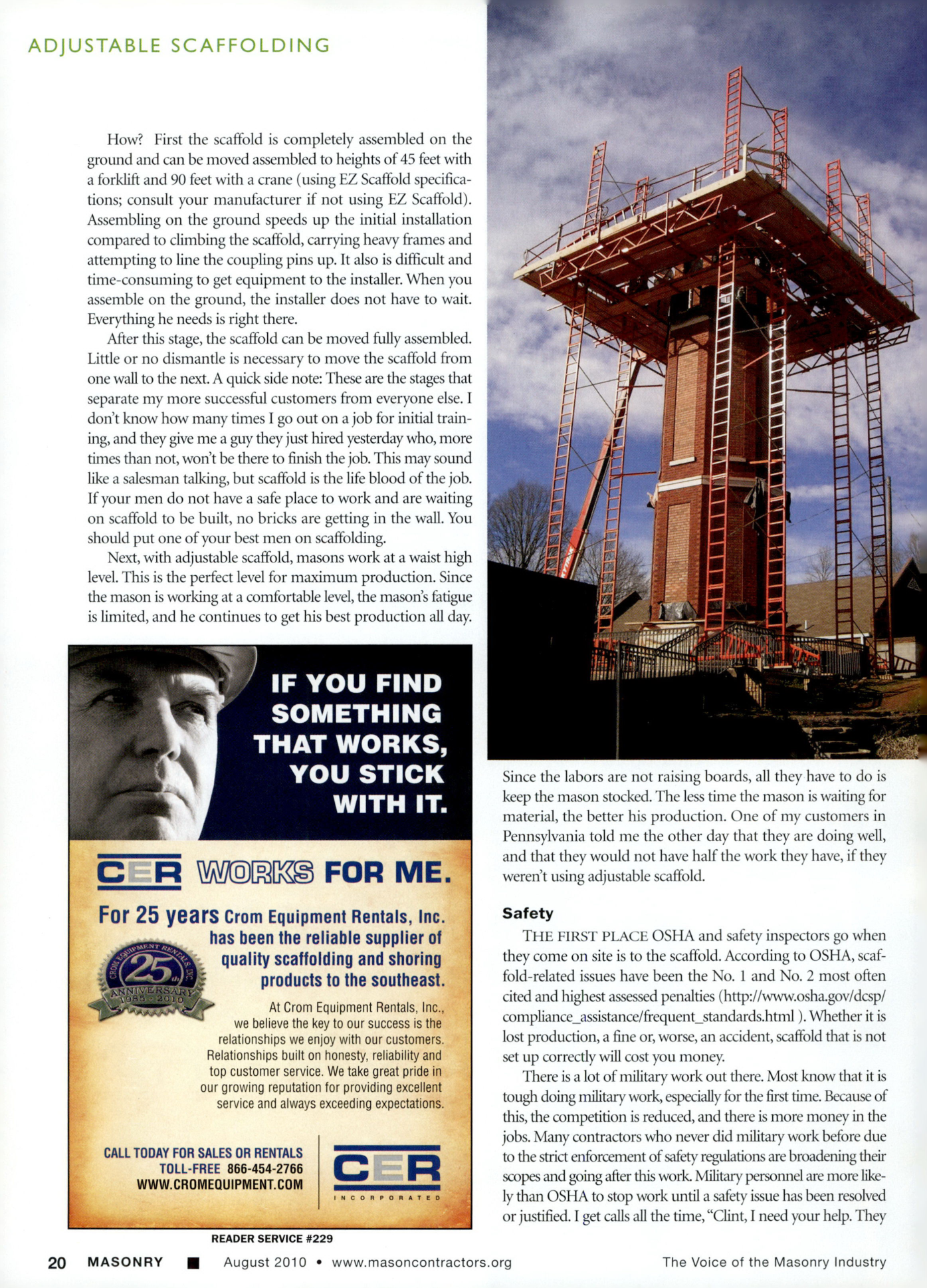 Masonry Magazine August 2010 Page. 22