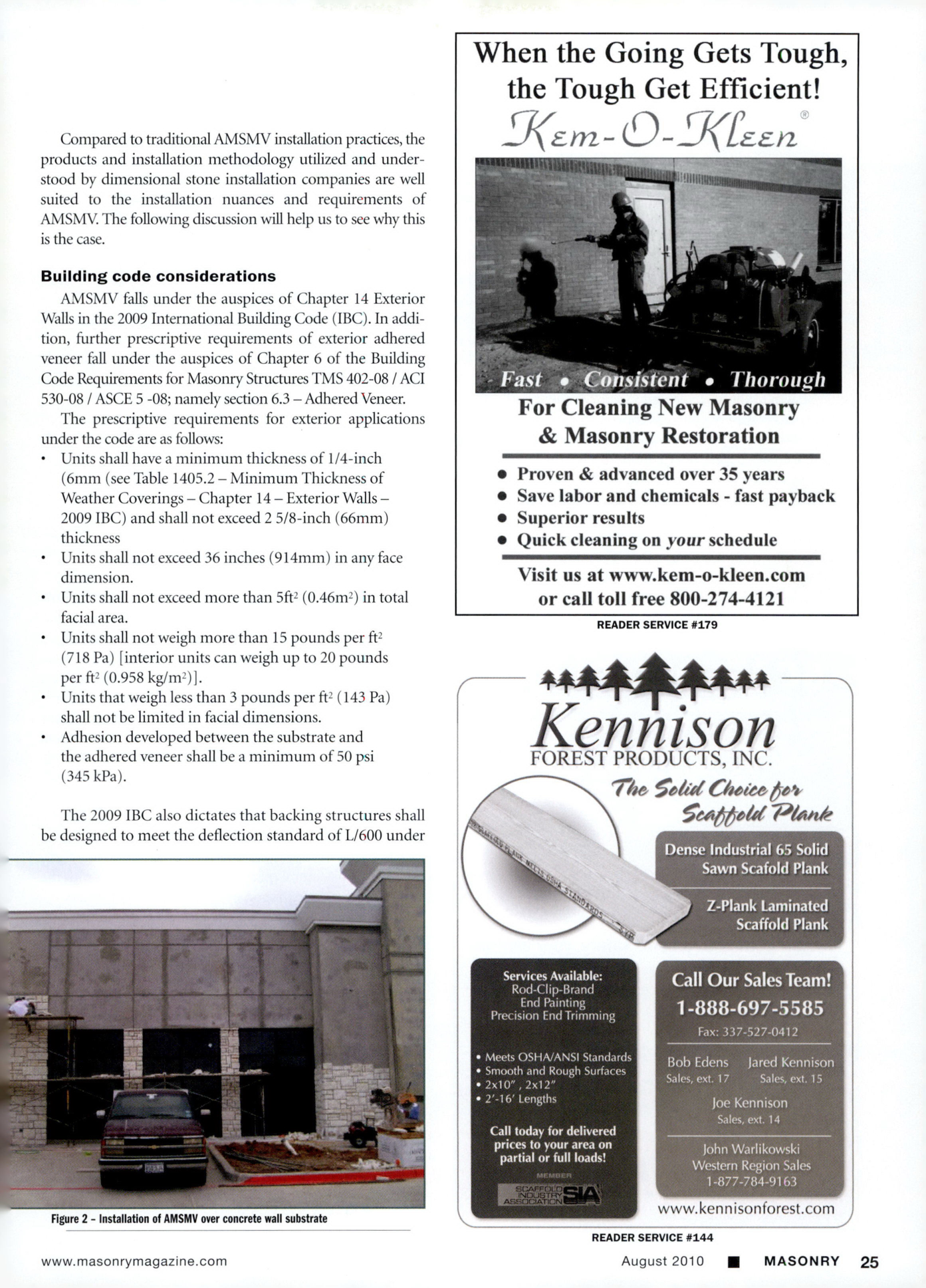 Masonry Magazine August 2010 Page. 27