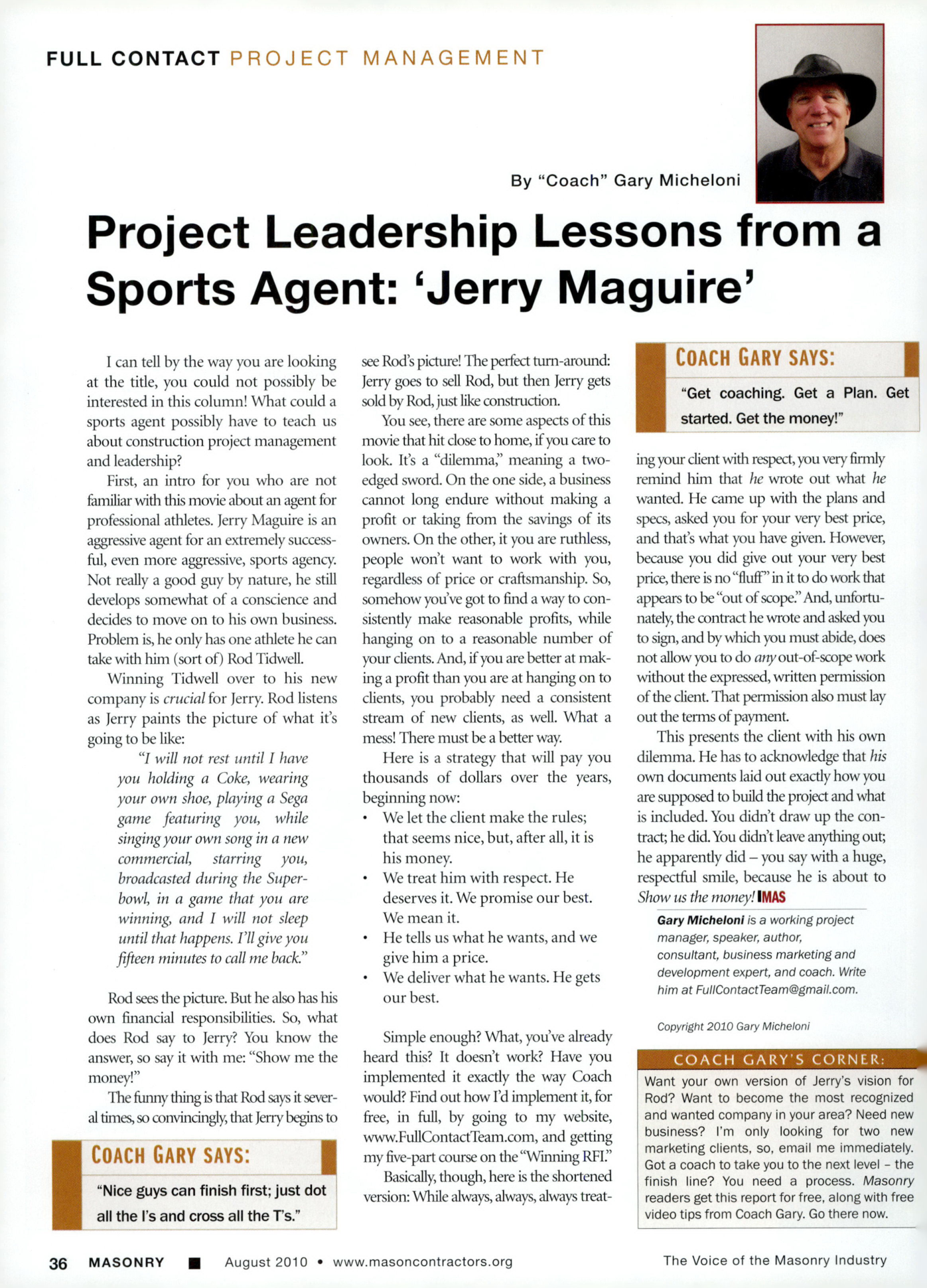 Masonry Magazine August 2010 Page. 38