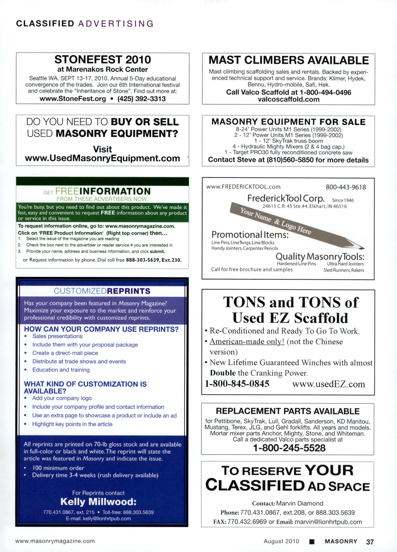 Masonry Magazine August 2010 Page. 39