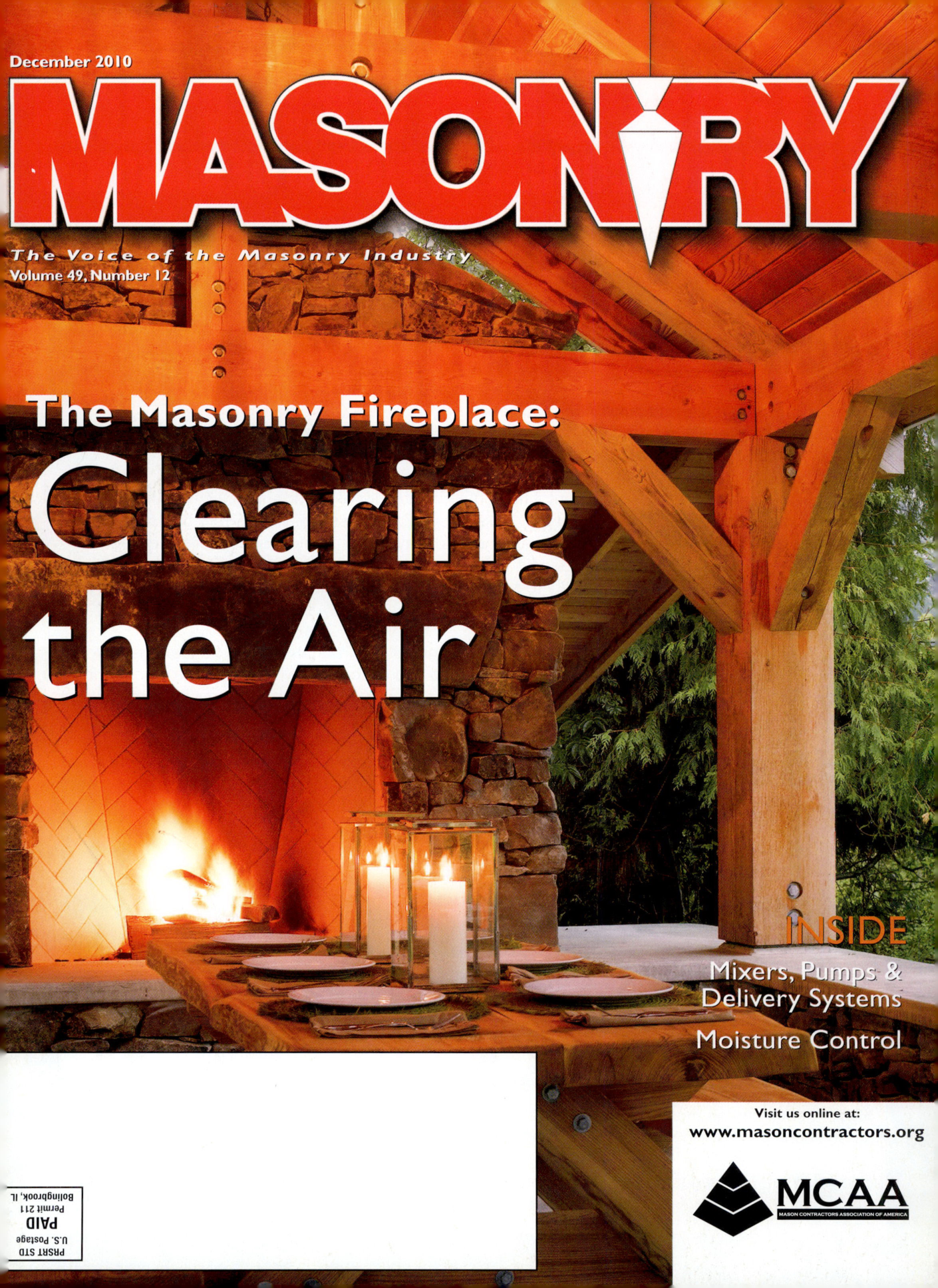 Masonry Magazine December 2010 Page. 1